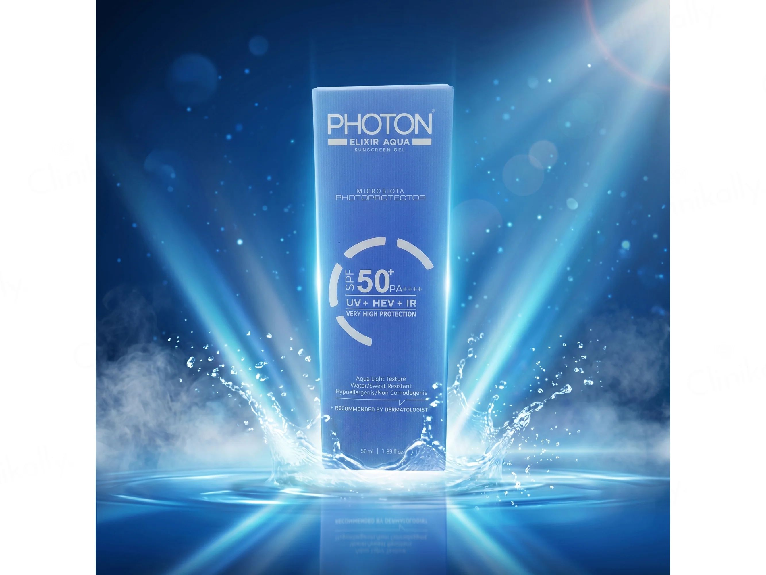 Aclaris Photon Elixir Aqua Sunscreen Gel SPF 50+ PA+++ - Image 6