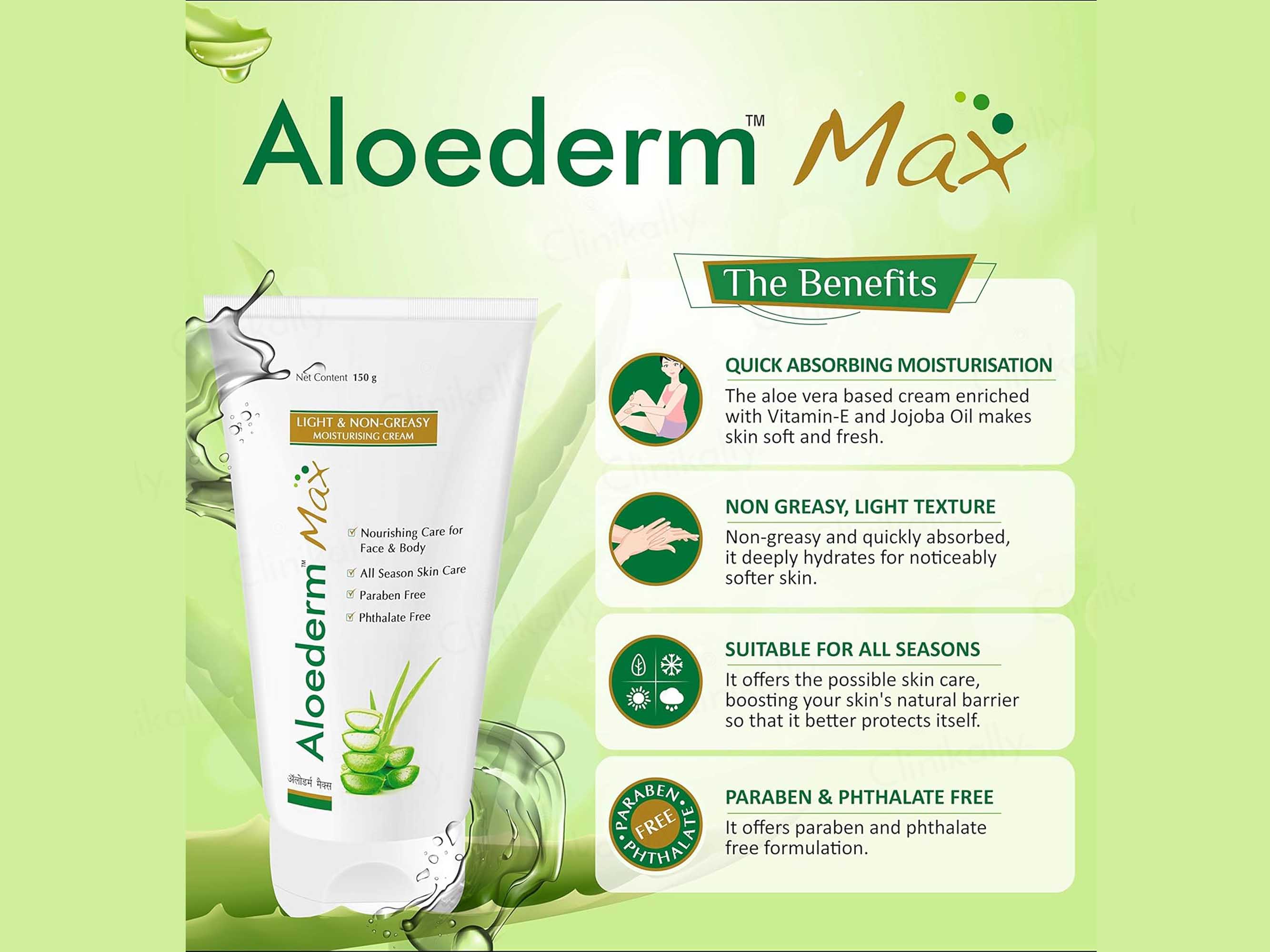 Aloederm Max Moisturising Cream - Image 3