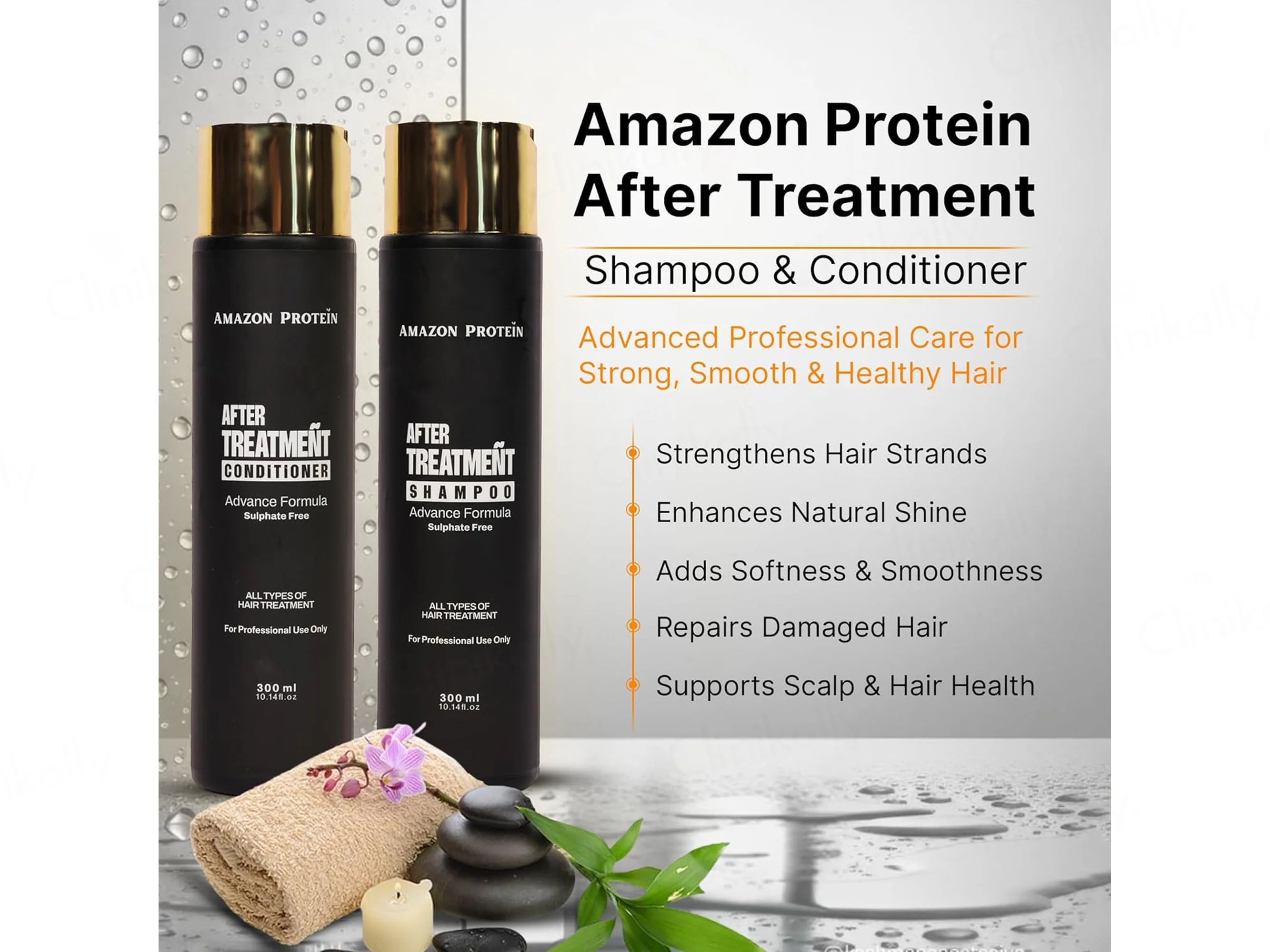 Amazon Protein Advance Formula After Treatment Shampoo + Conditioner Combo - Image 3