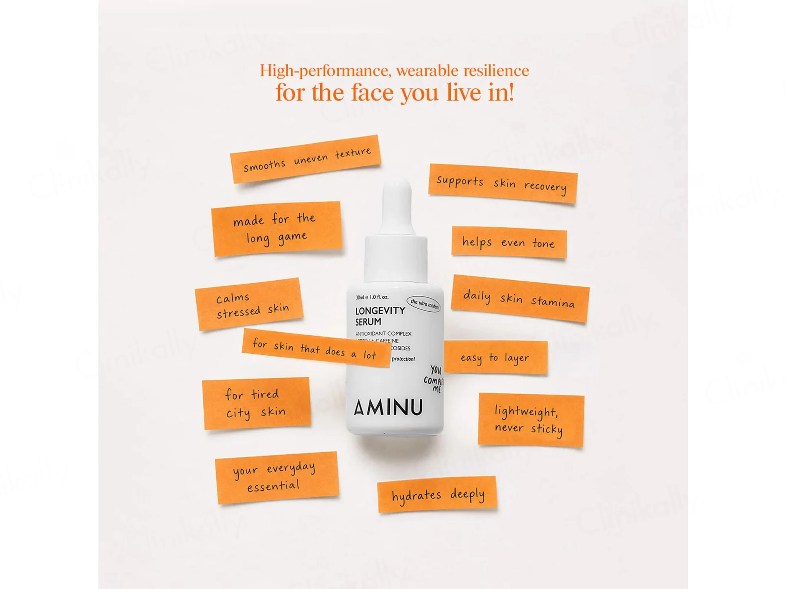 Aminu Protect Longevity Face Serum - Image 3