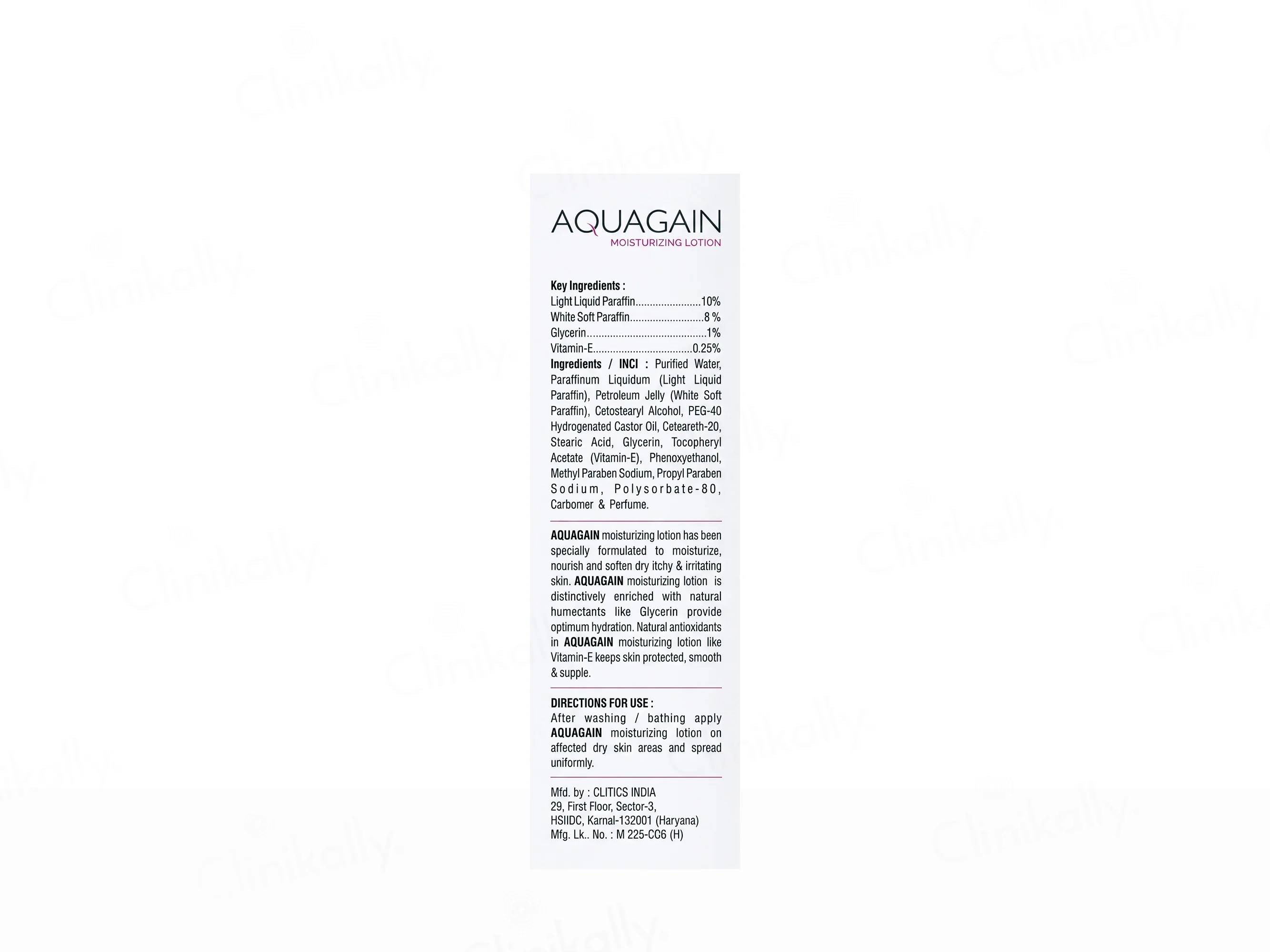 Aquagain Moisturizing Lotion - Image 4