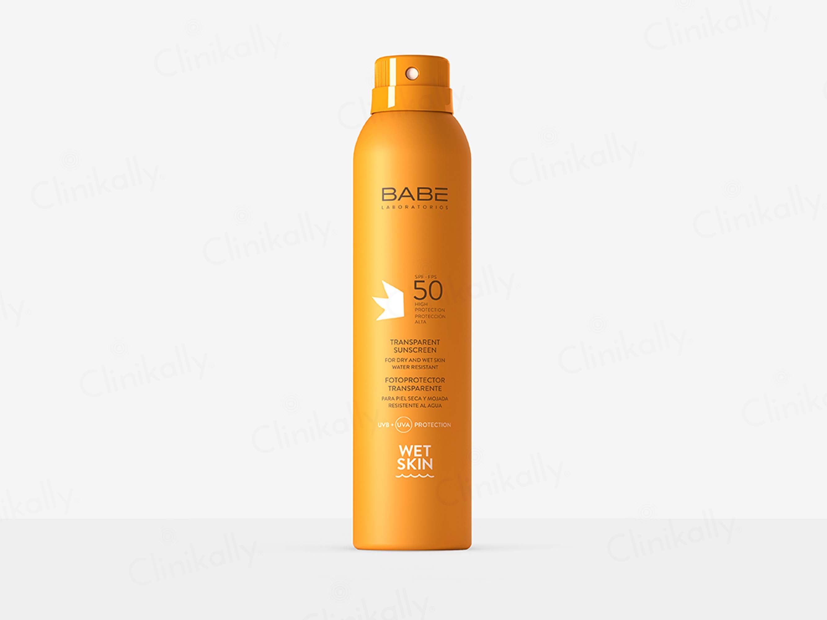 BABE Transparent Sunscreen Wet Skin SPF 50 - Image 3