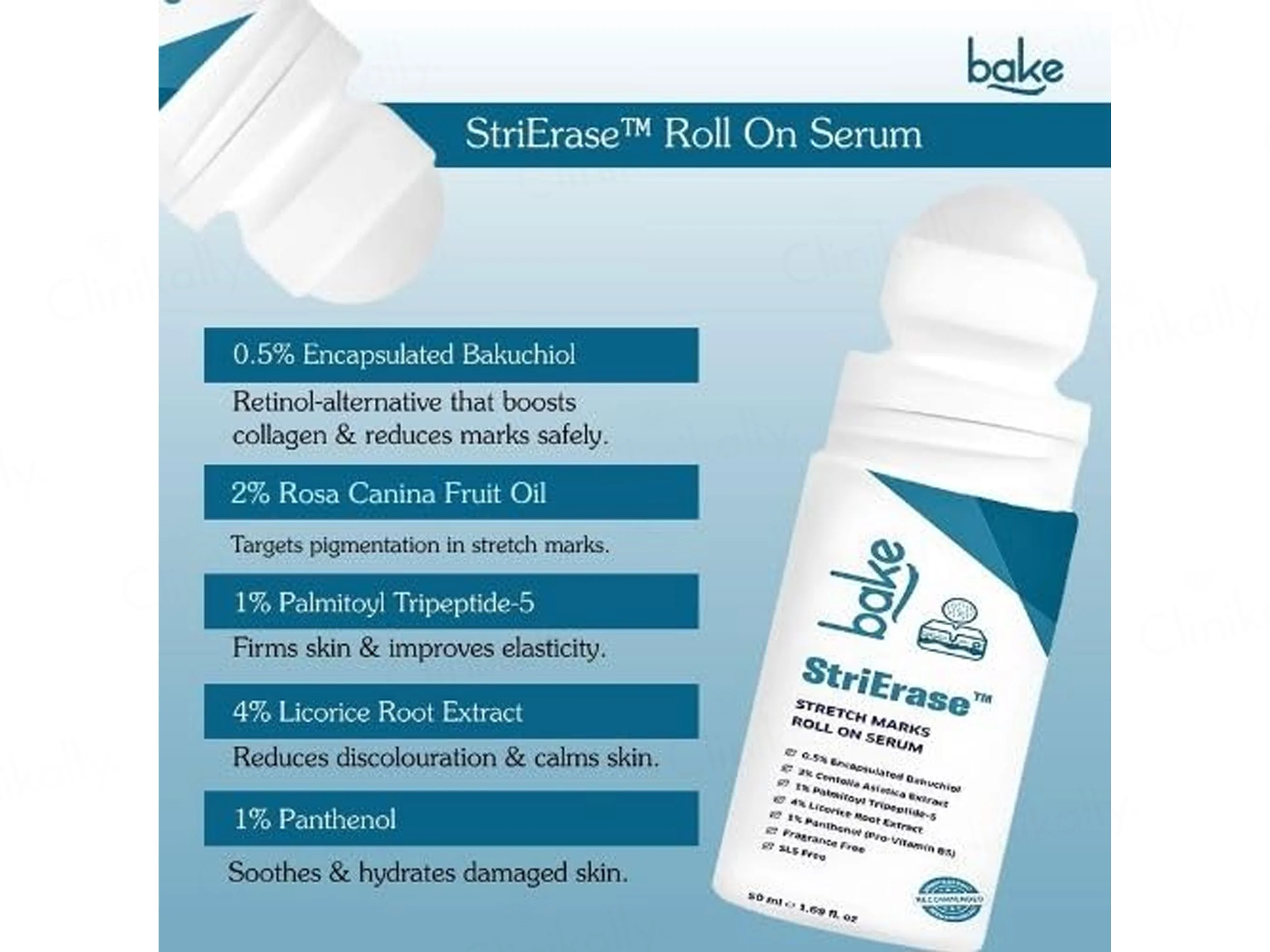 BAKE StriErase Stretch Marks Roll On Serum - Image 2