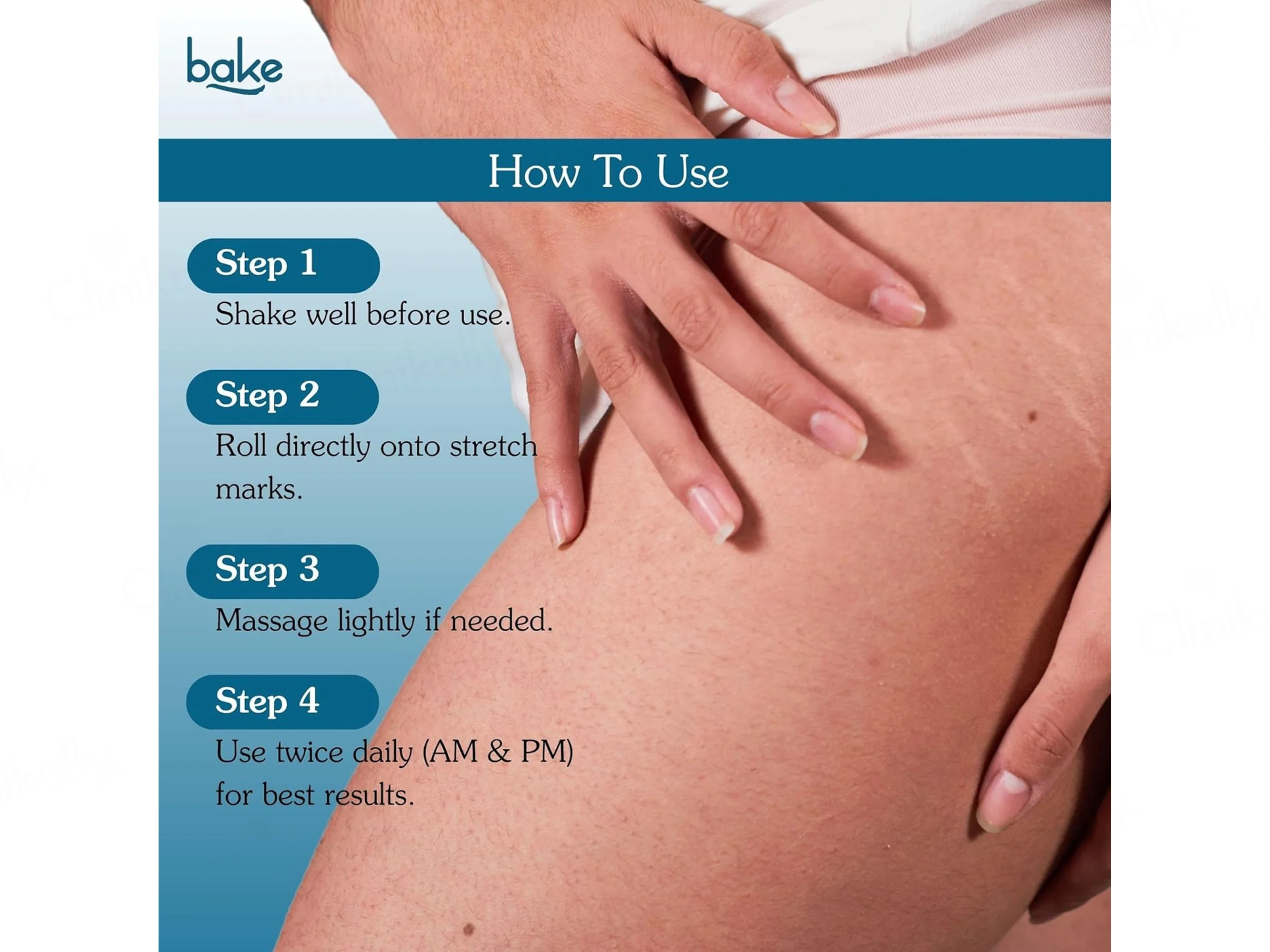 BAKE StriErase Stretch Marks Roll On Serum - Image 5