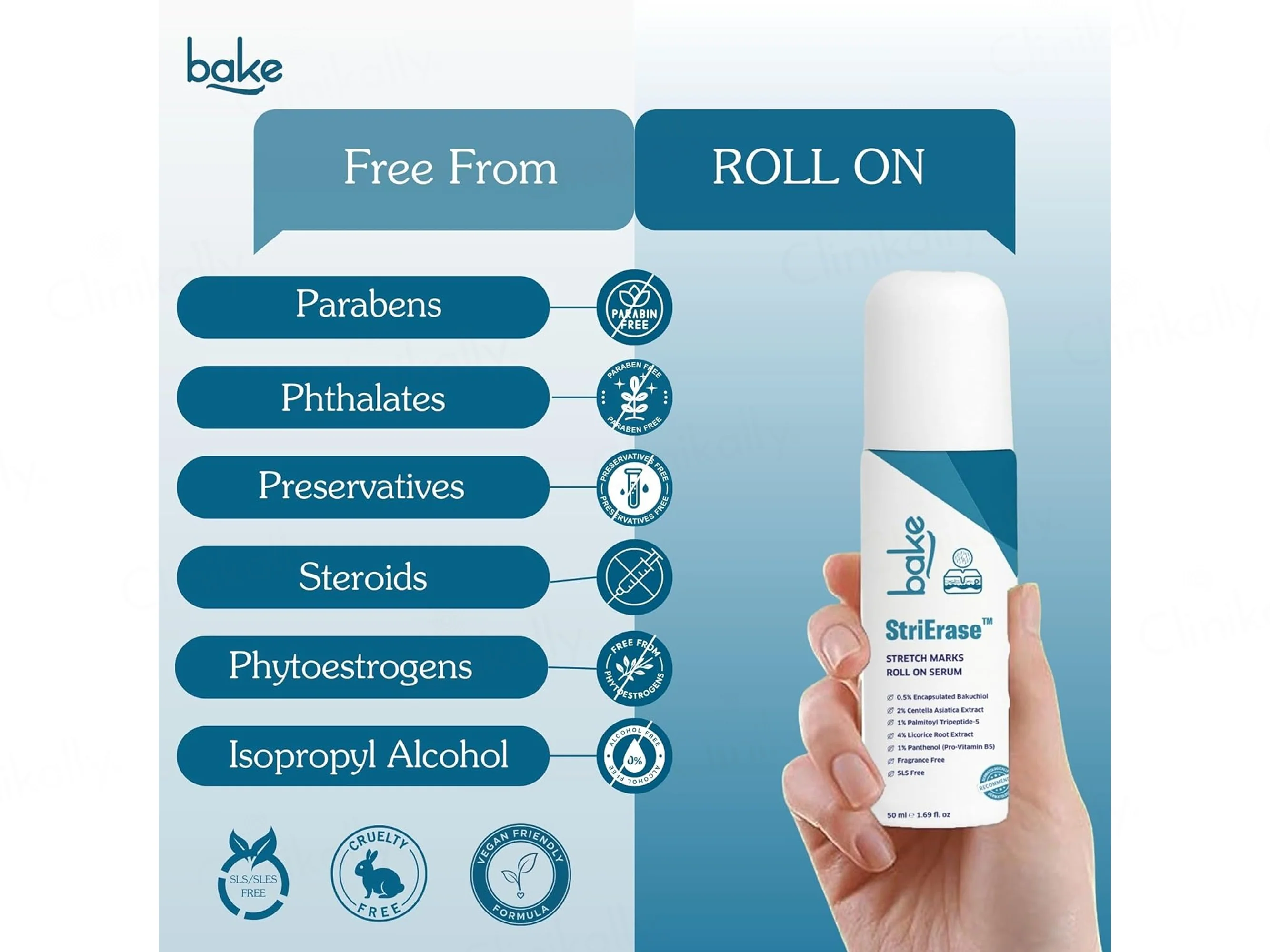 BAKE StriErase Stretch Marks Roll On Serum - Image 6
