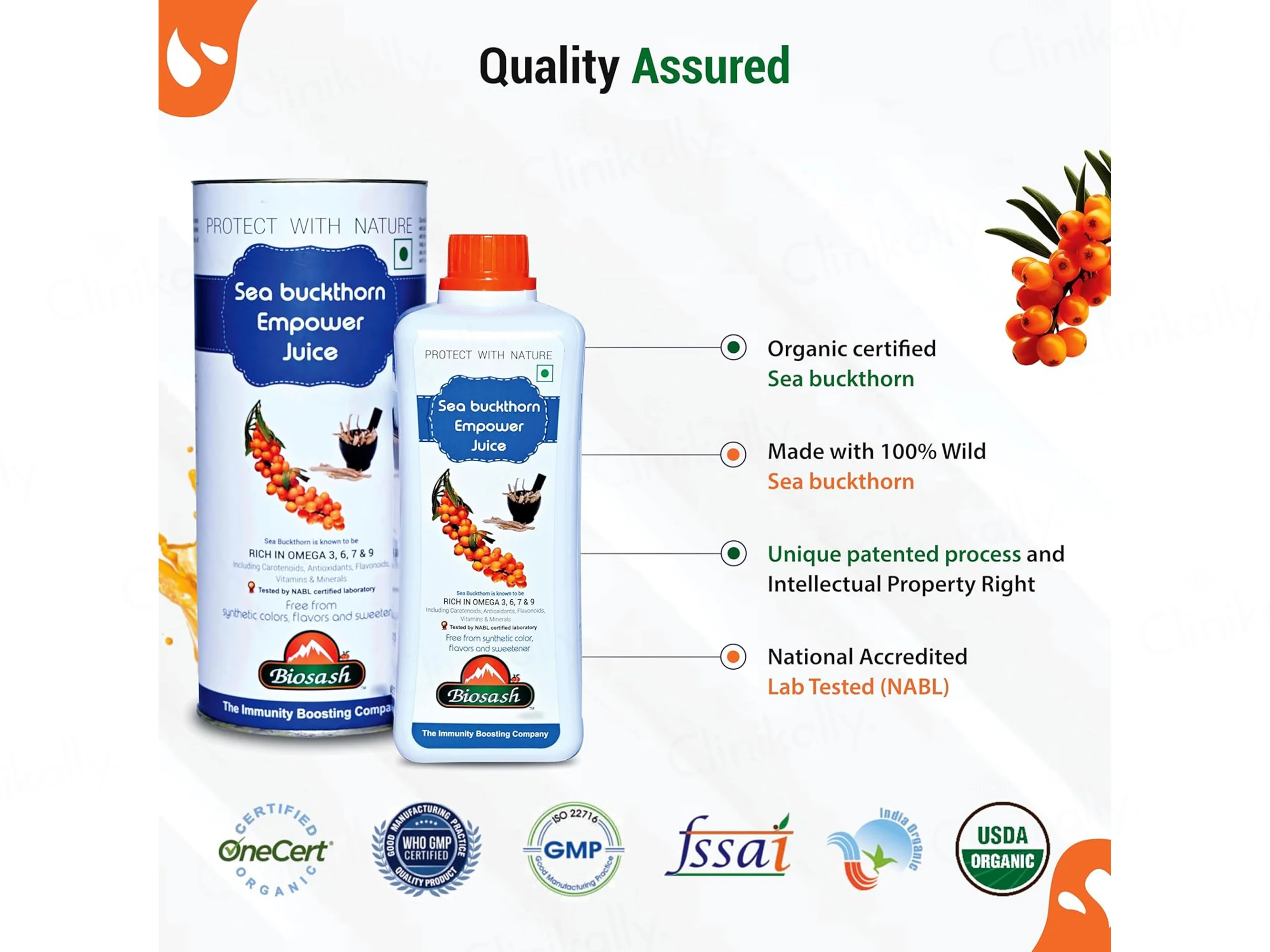 Biosash Sea Buckthorn Empower Juice - Image 4