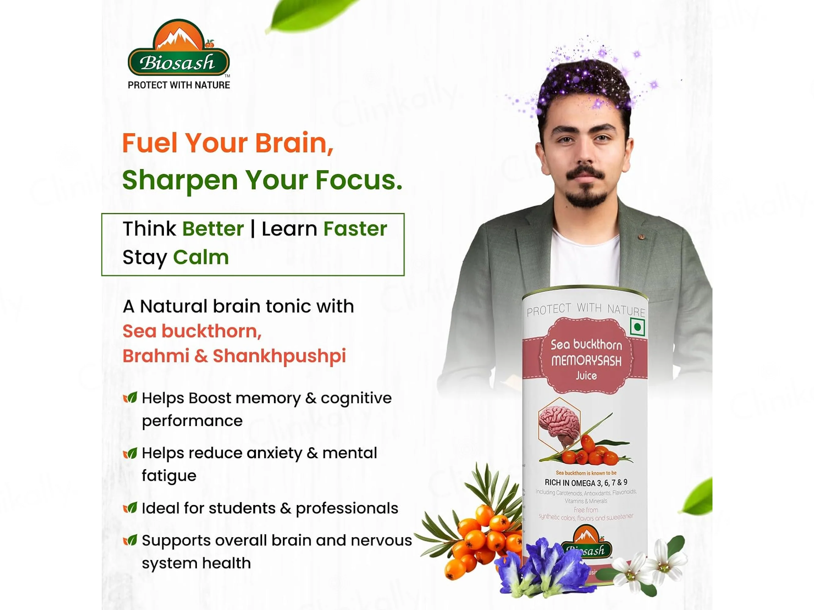 Biosash Sea Buckthorn Memorysash Juice - Image 2