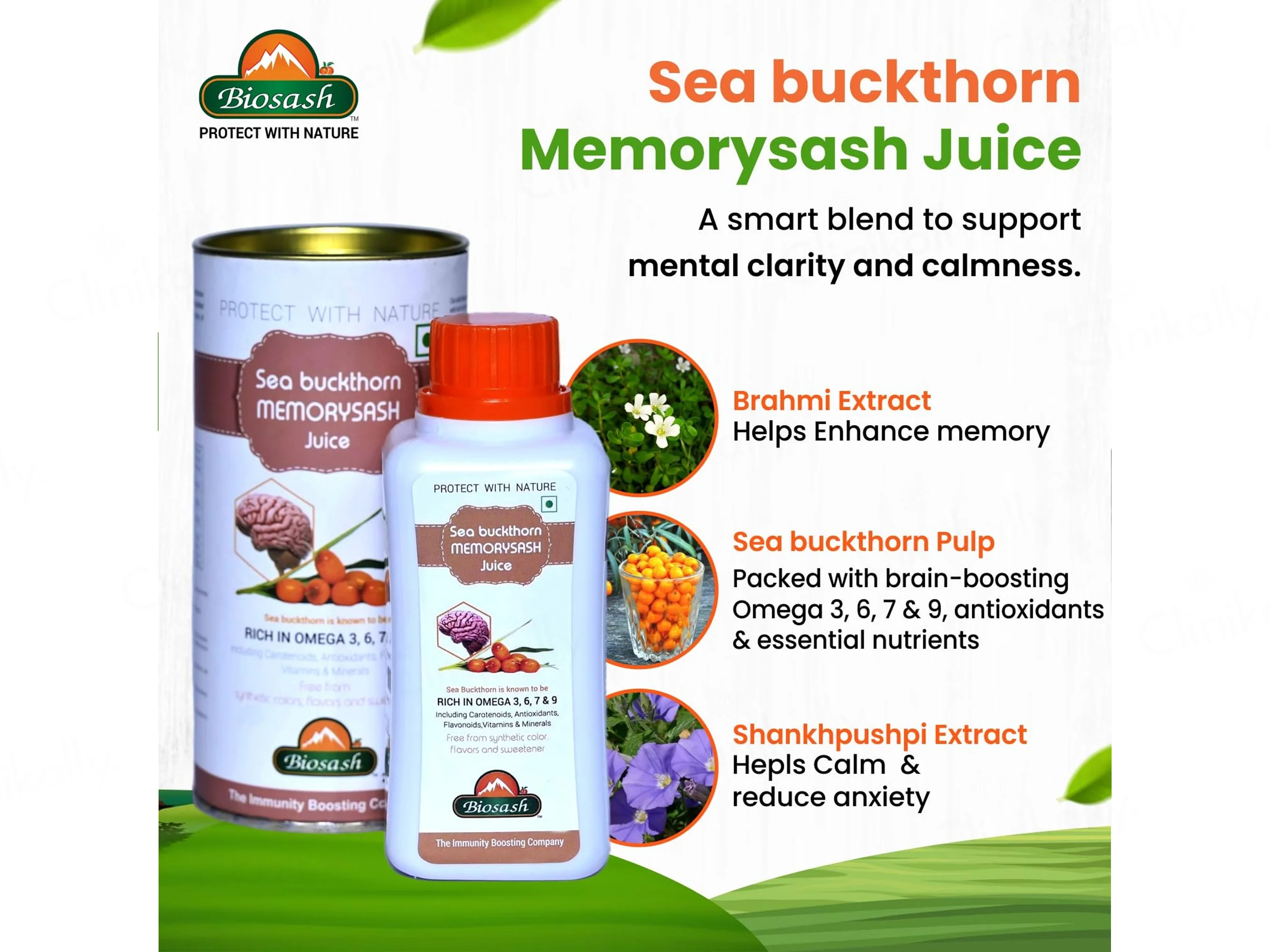 Biosash Sea Buckthorn Memorysash Juice - Image 3