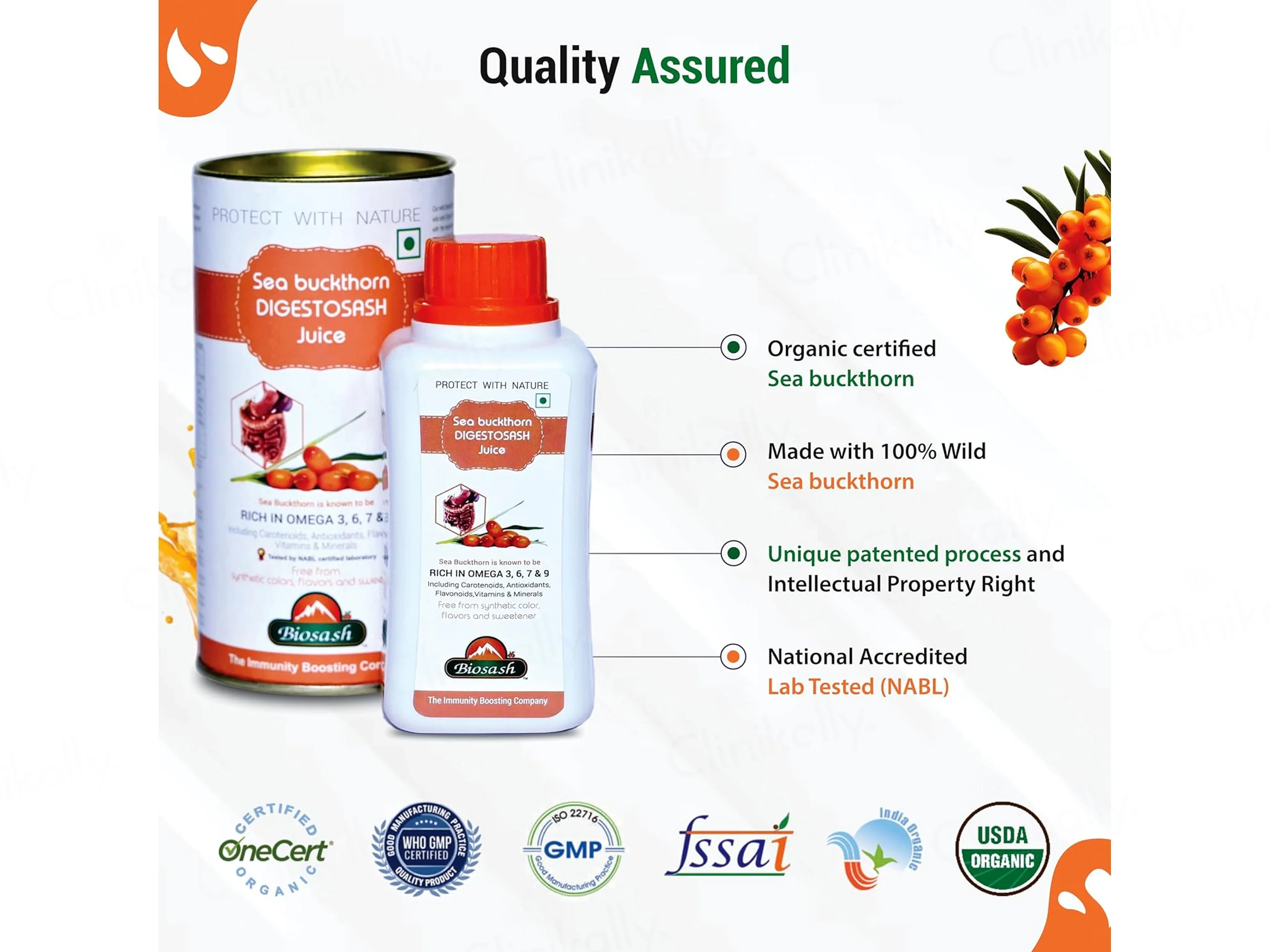 Biosash Sea Buckthorn Memorysash Juice - Image 4