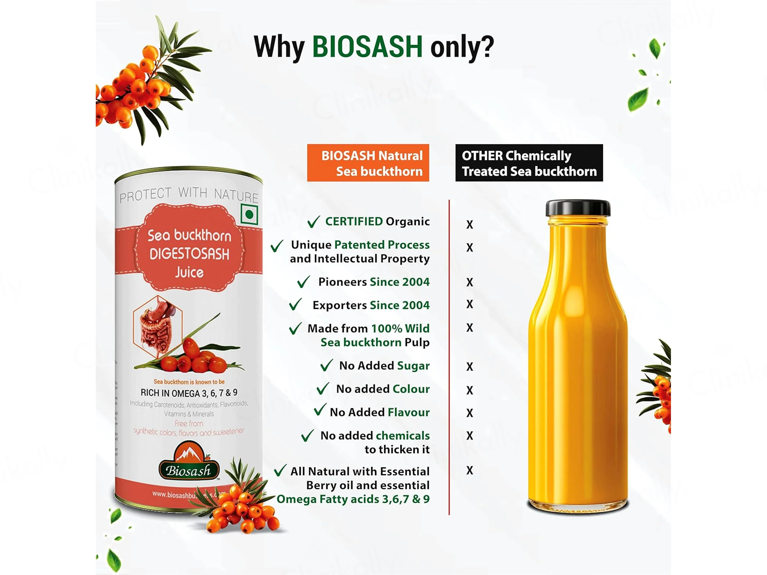 Biosash Sea Buckthorn Memorysash Juice - Image 9