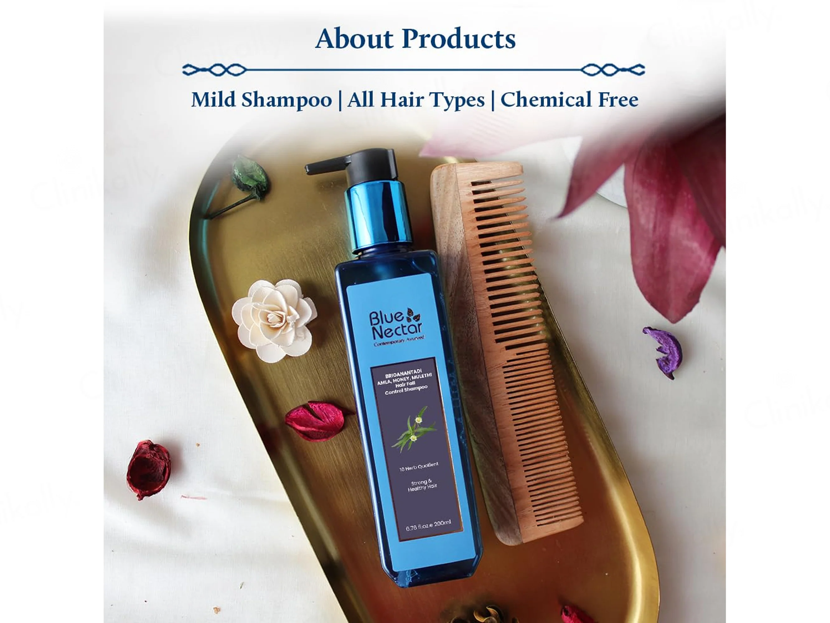 Blue Nectar Briganantadi Amla Anti Hair Fall Shampoo - Image 5
