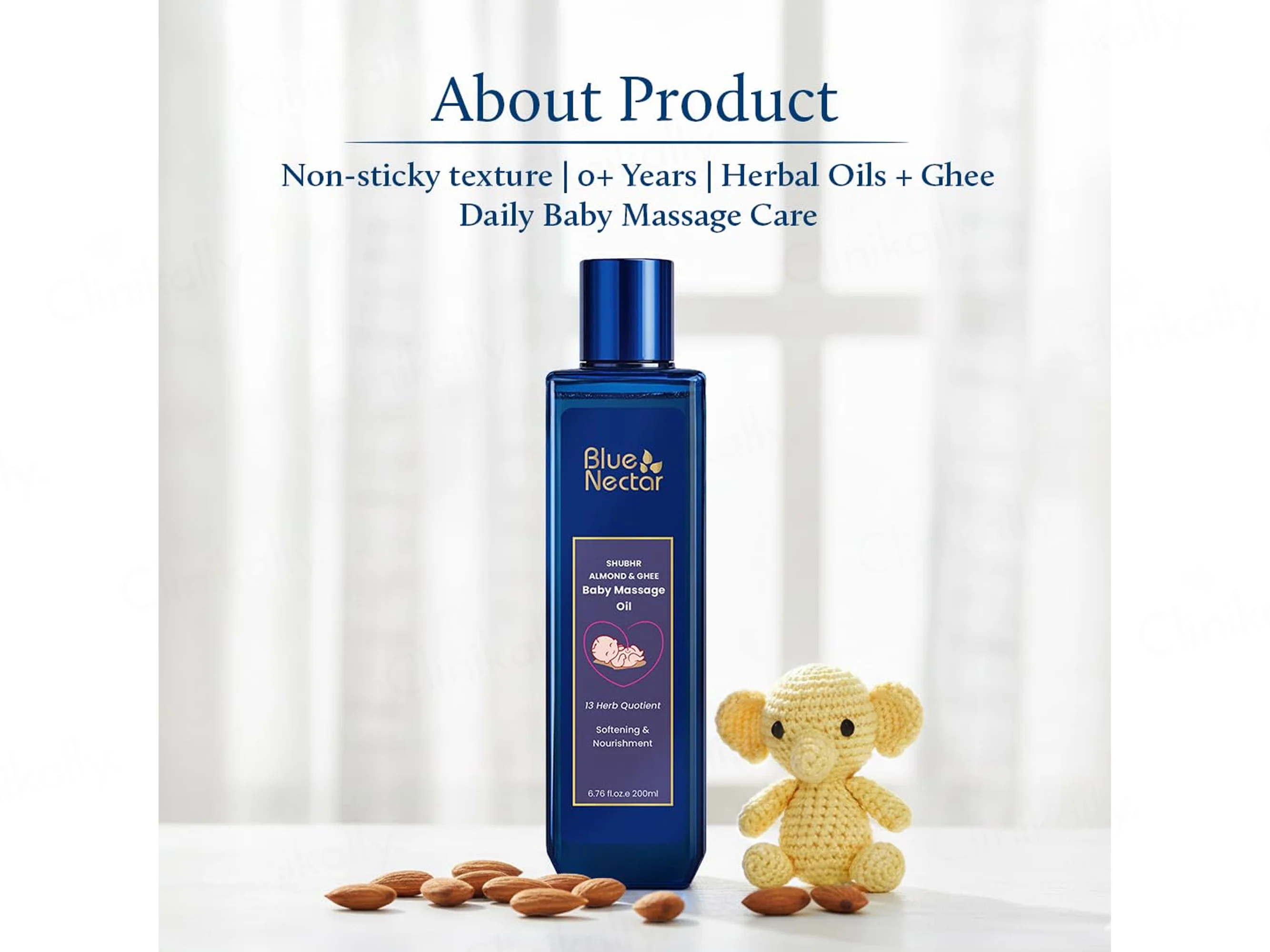 Blue Nectar Shubhr Almond & Ghee Baby Massage Oil - Image 7
