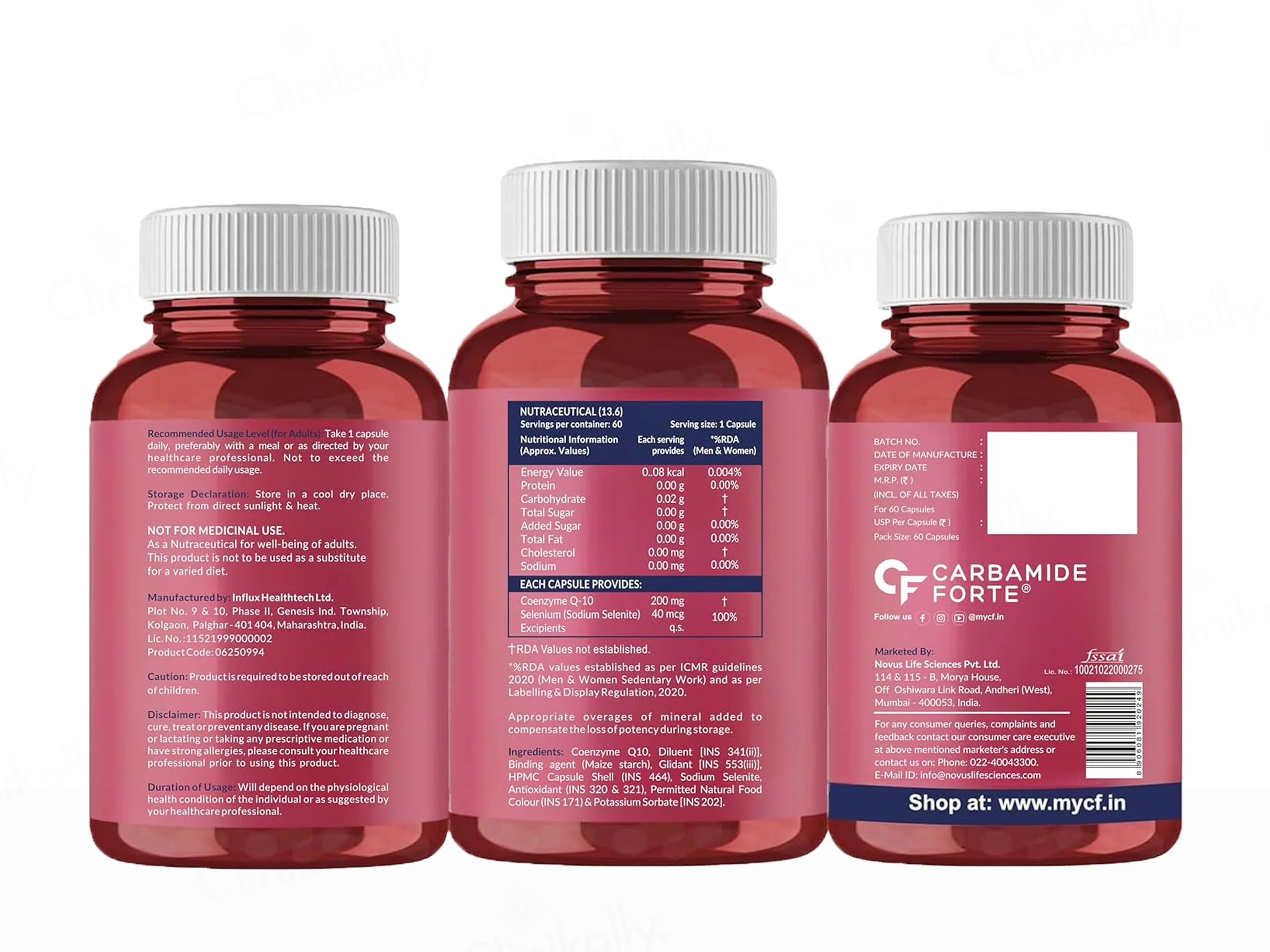 Carbamide Forte Coenzyme Q10 200mg Capsule - Image 10