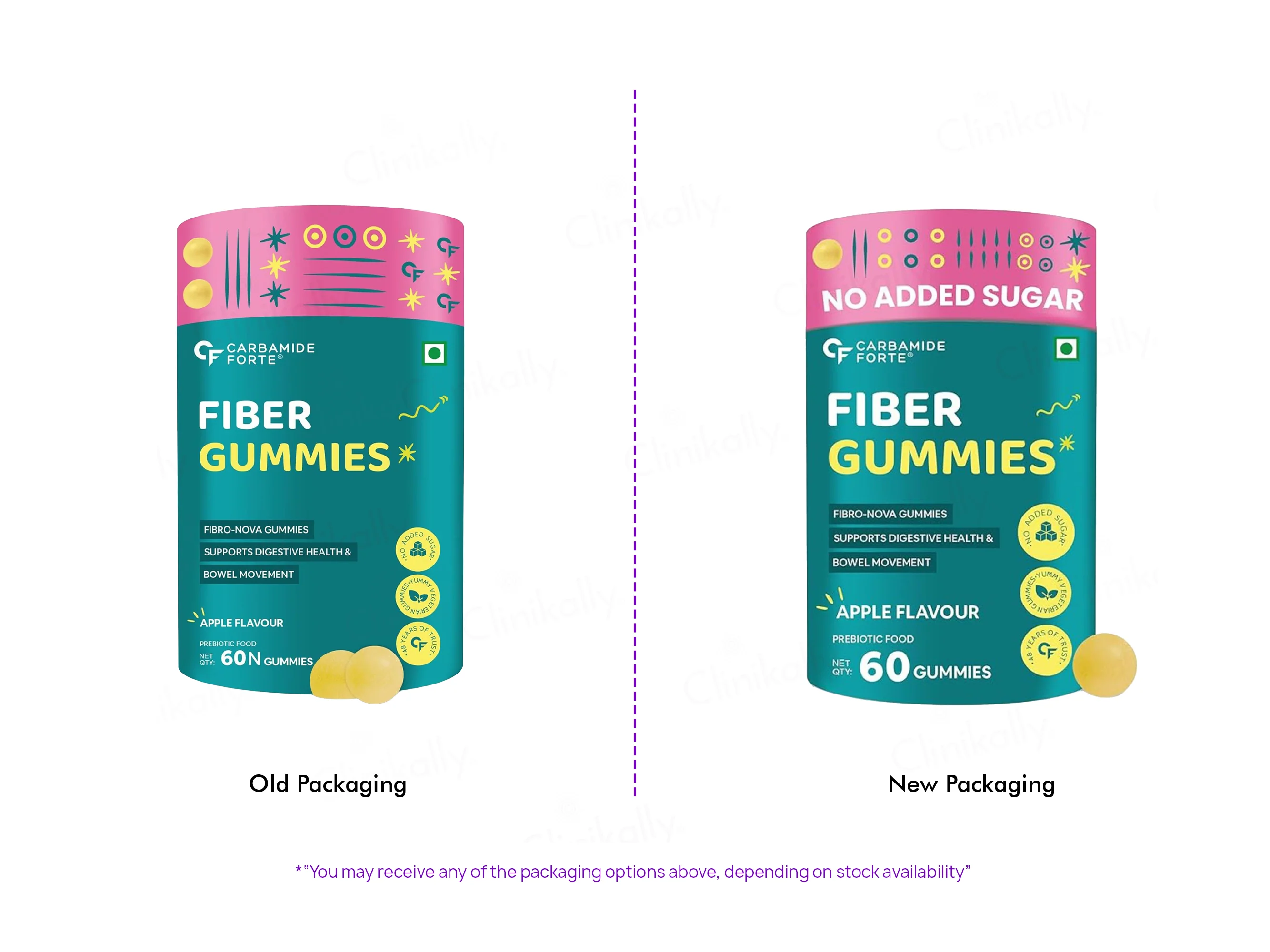 Carbamide Forte Fiber Gummies - Apple Flavour - Image 2
