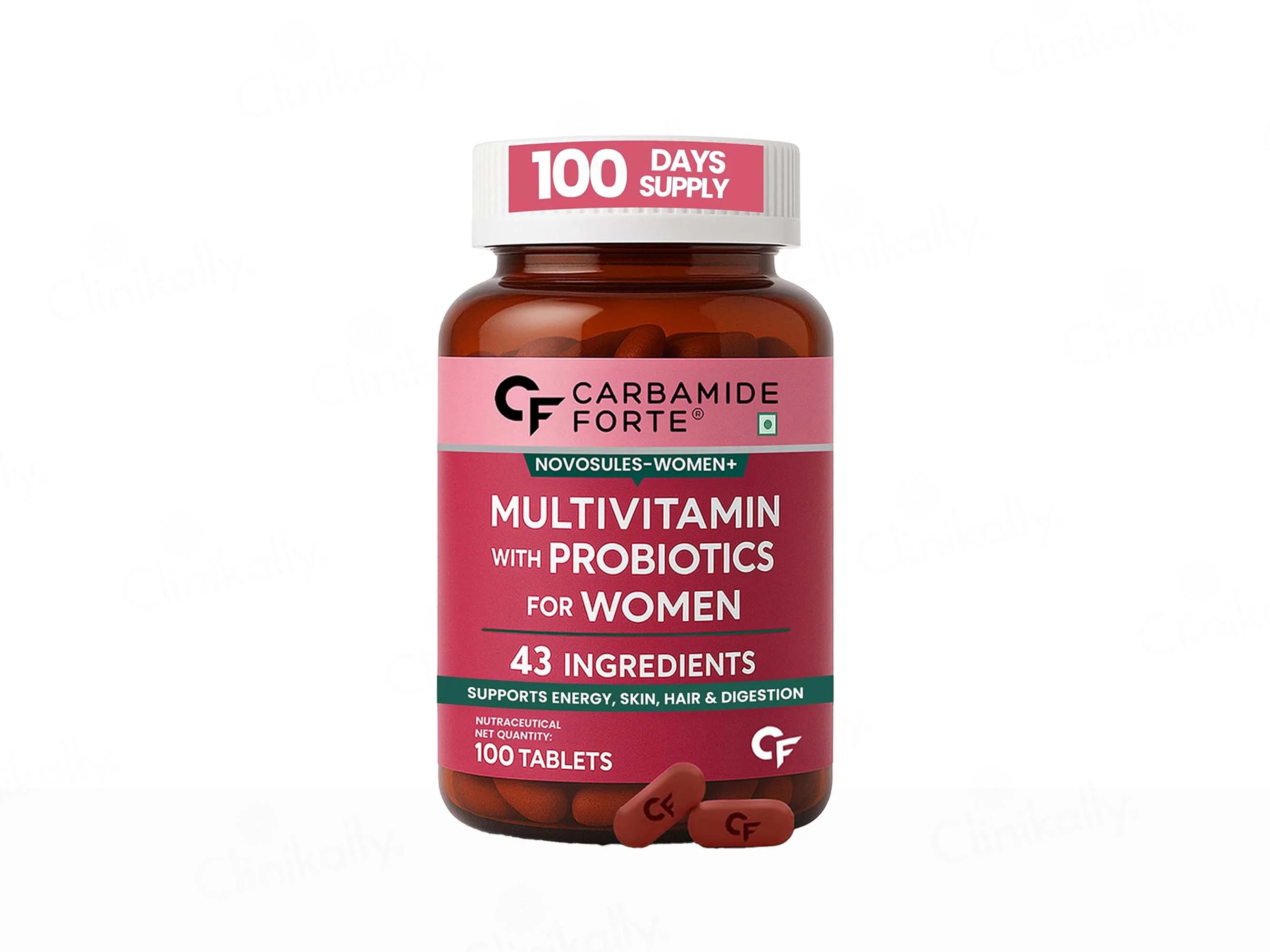 Carbamide Forte Multivitamin With Probiotics Tablet For Women