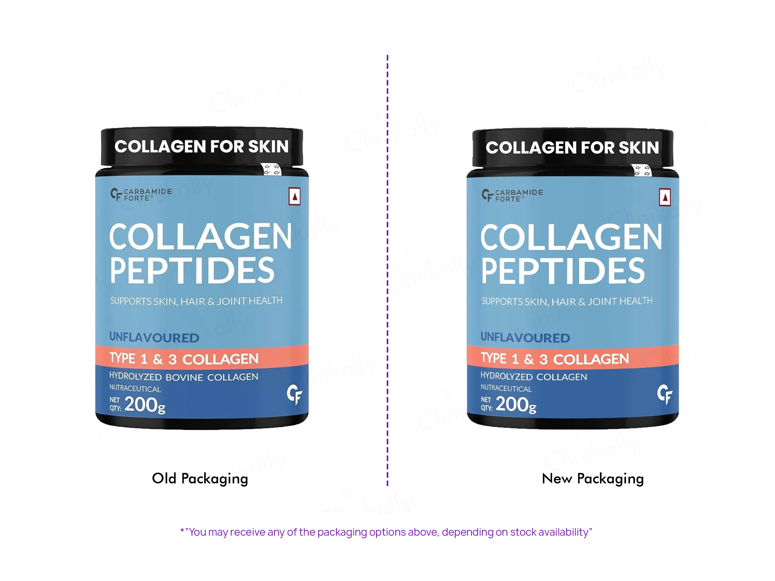 Carbamide Forte Type 1 & 3 Hydrolyzed Collagen Peptides Powder - Unflavoured - Image 2