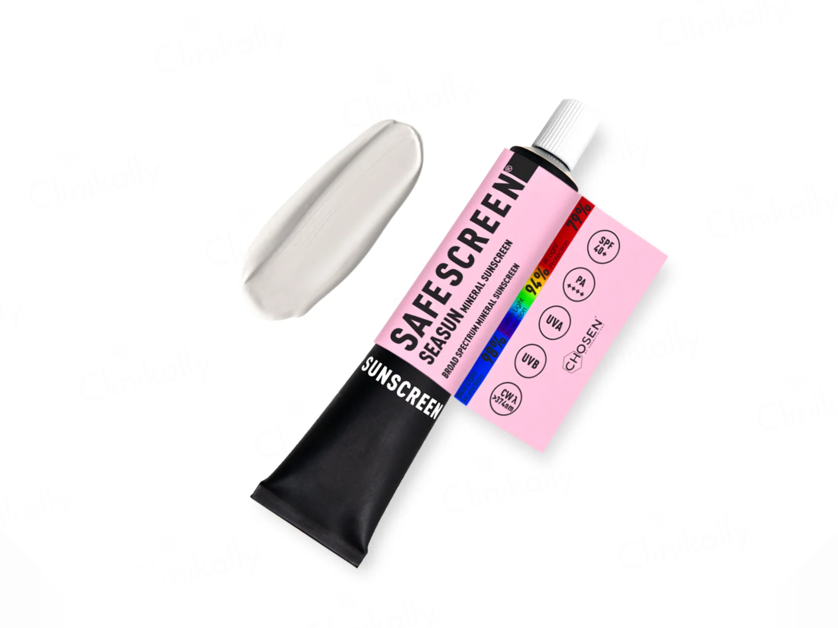 Chosen Safescreen Seasun Mineral Sunscreen SPF 40+ PA++++ - Image 3