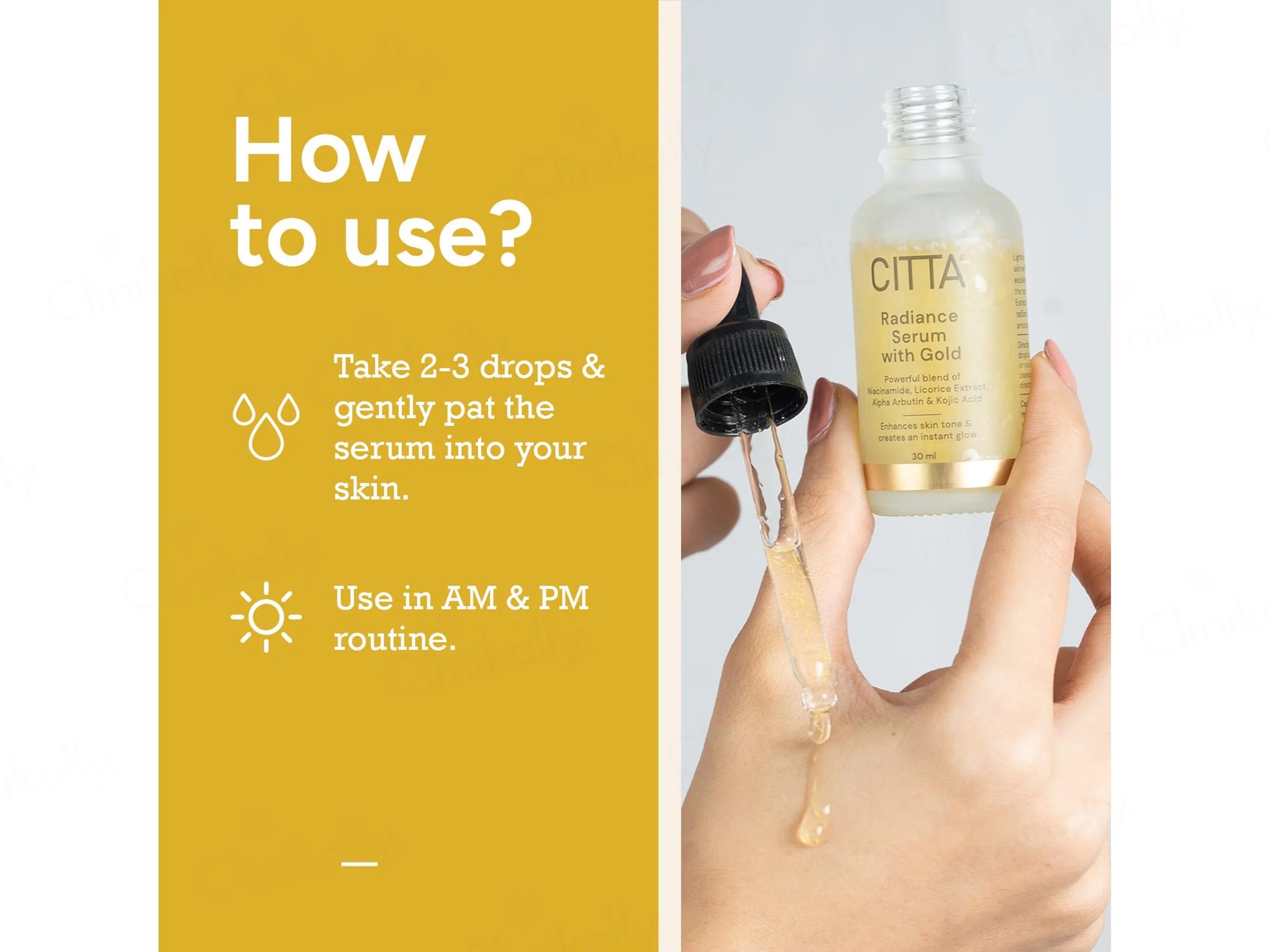 CITTA Radiance Gold Face Serum - Image 5