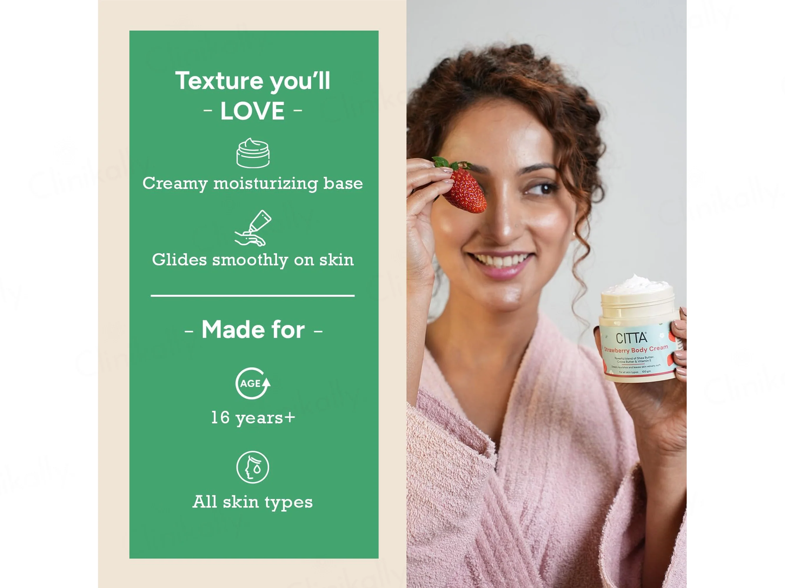 CITTA Strawberry Body Cream - Image 4