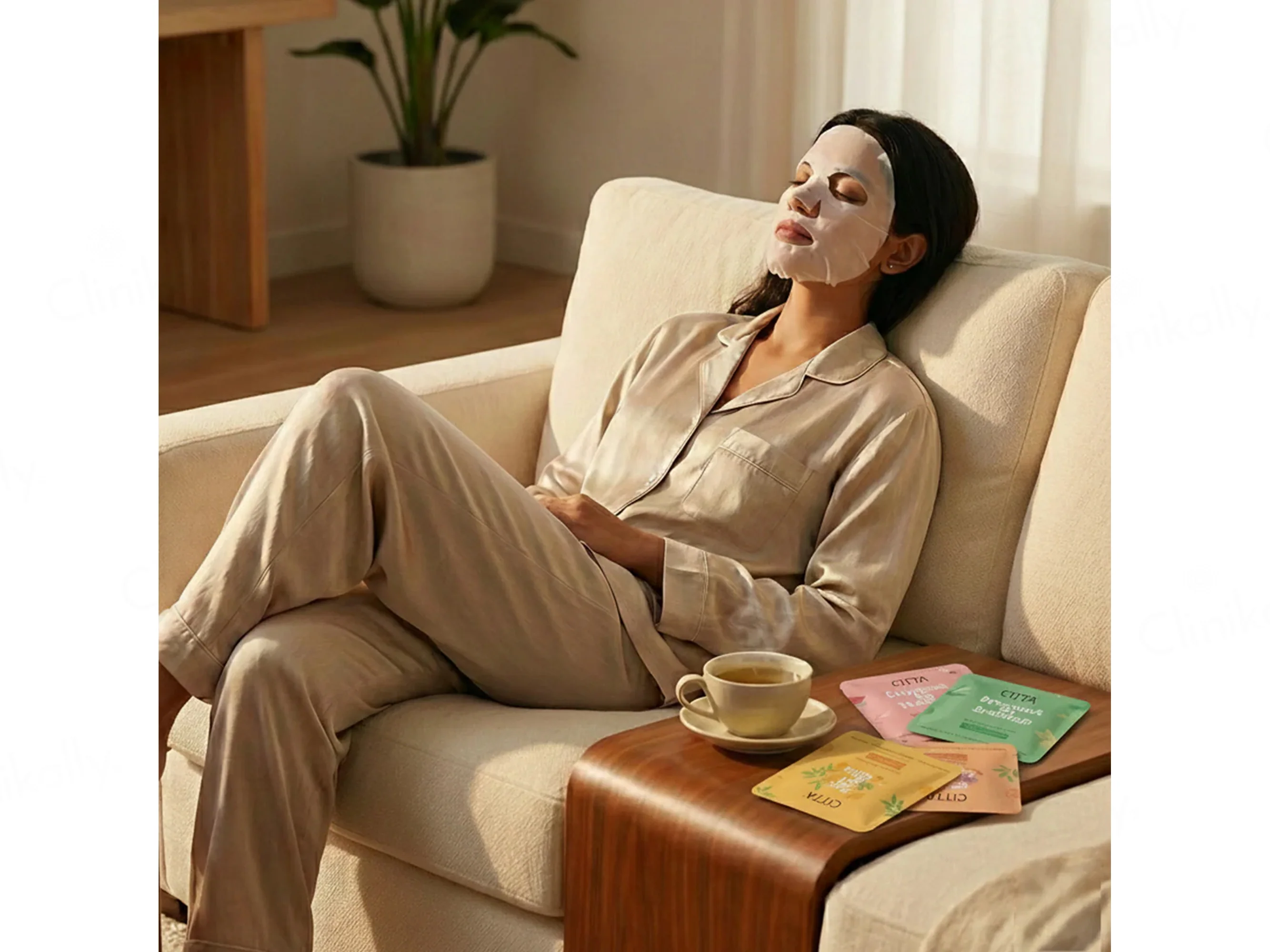 CITTA Tan Ko Bye Brightening Face Sheet Mask - Image 10