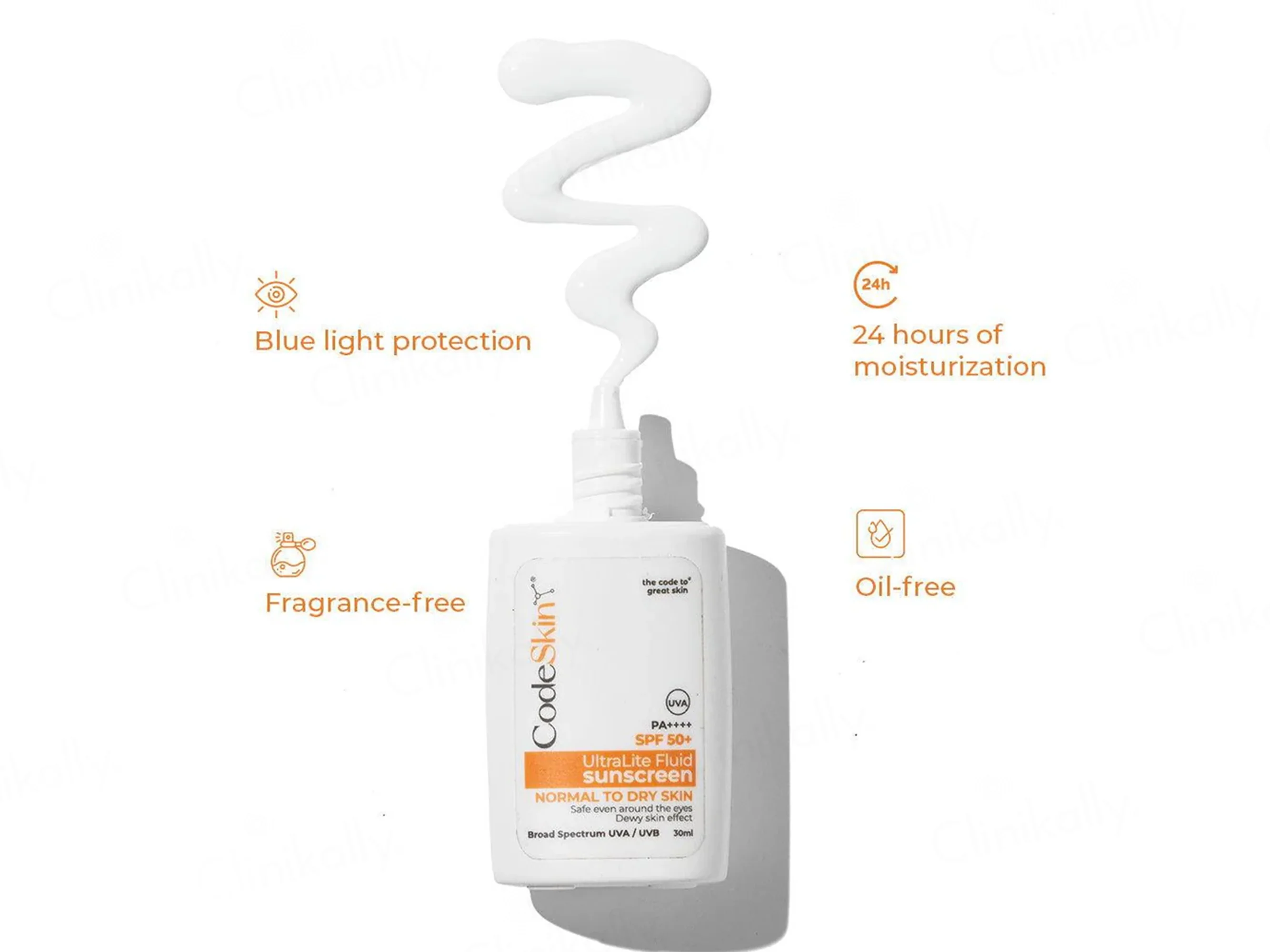 CodeSkin UltraLite Fluid Sunscreen SPF 50+ PA++++ - Image 7
