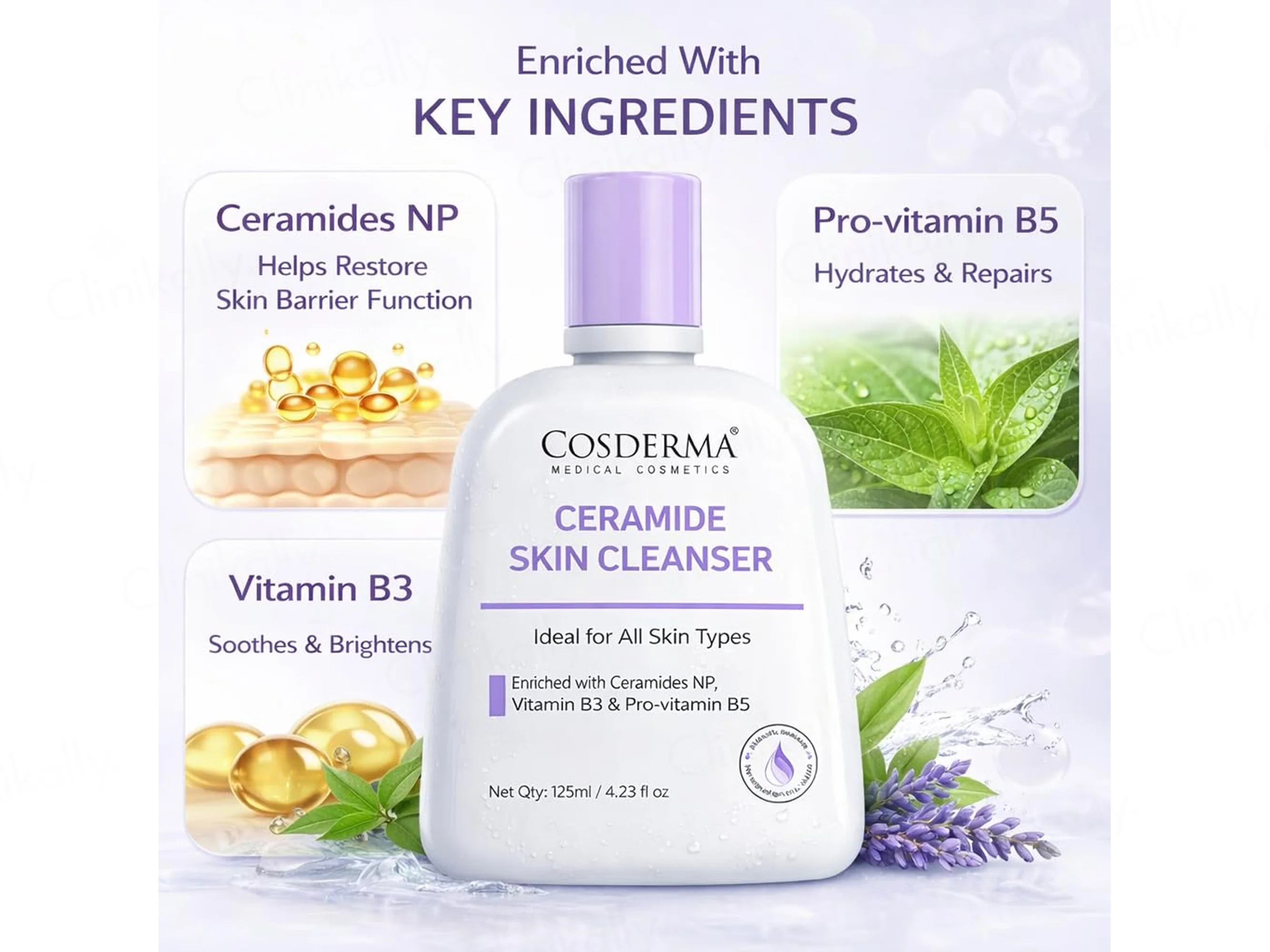 Cosderma Ceramide Skin Cleanser - Image 2