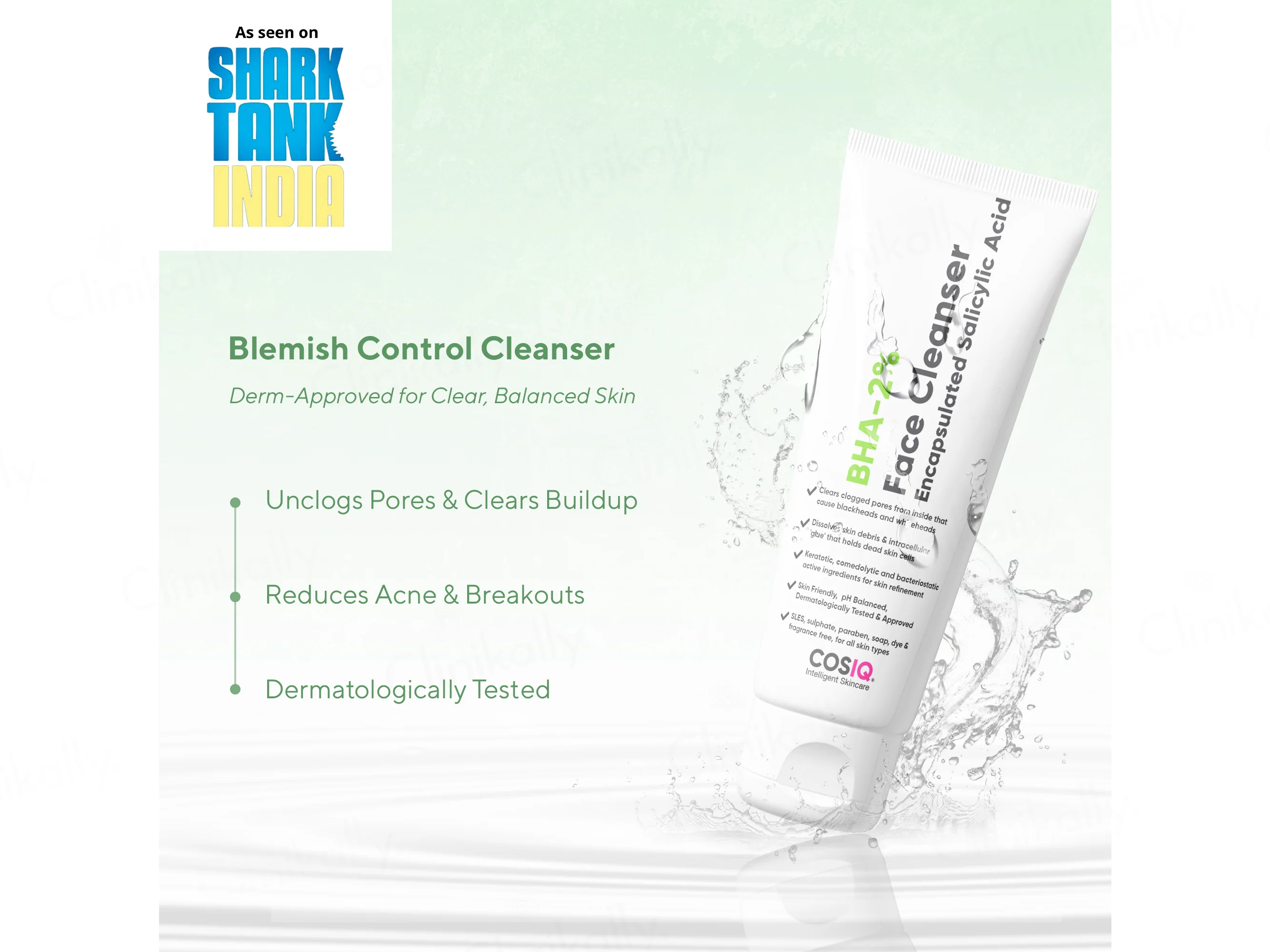 CosiQ FC-3 AHA 10% + BHA 2% Exfoliating Face Cleanser Gel - Image 2