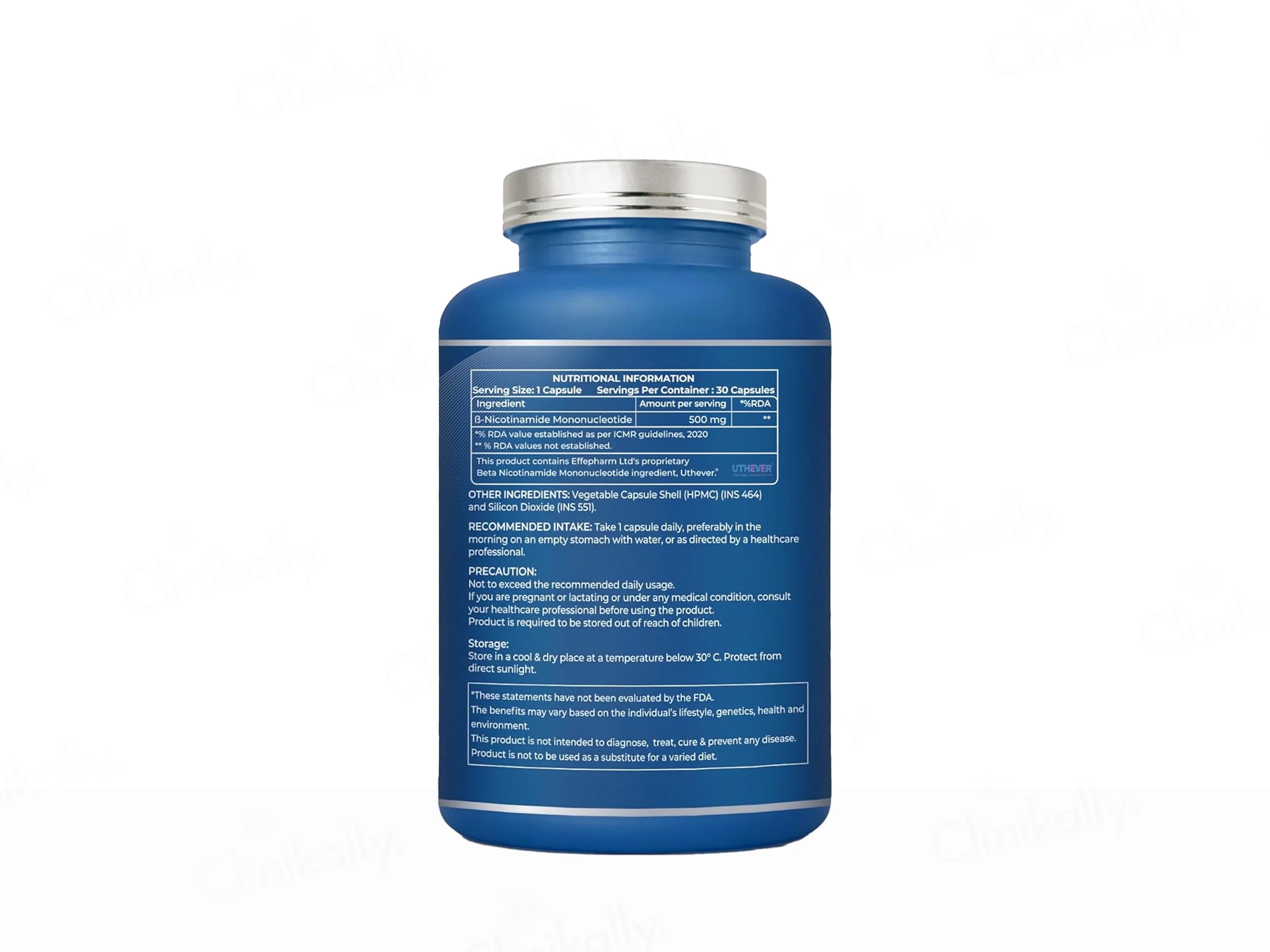 DeAge B-NMN 500mg Health Supplement Veg Capsule - Image 2