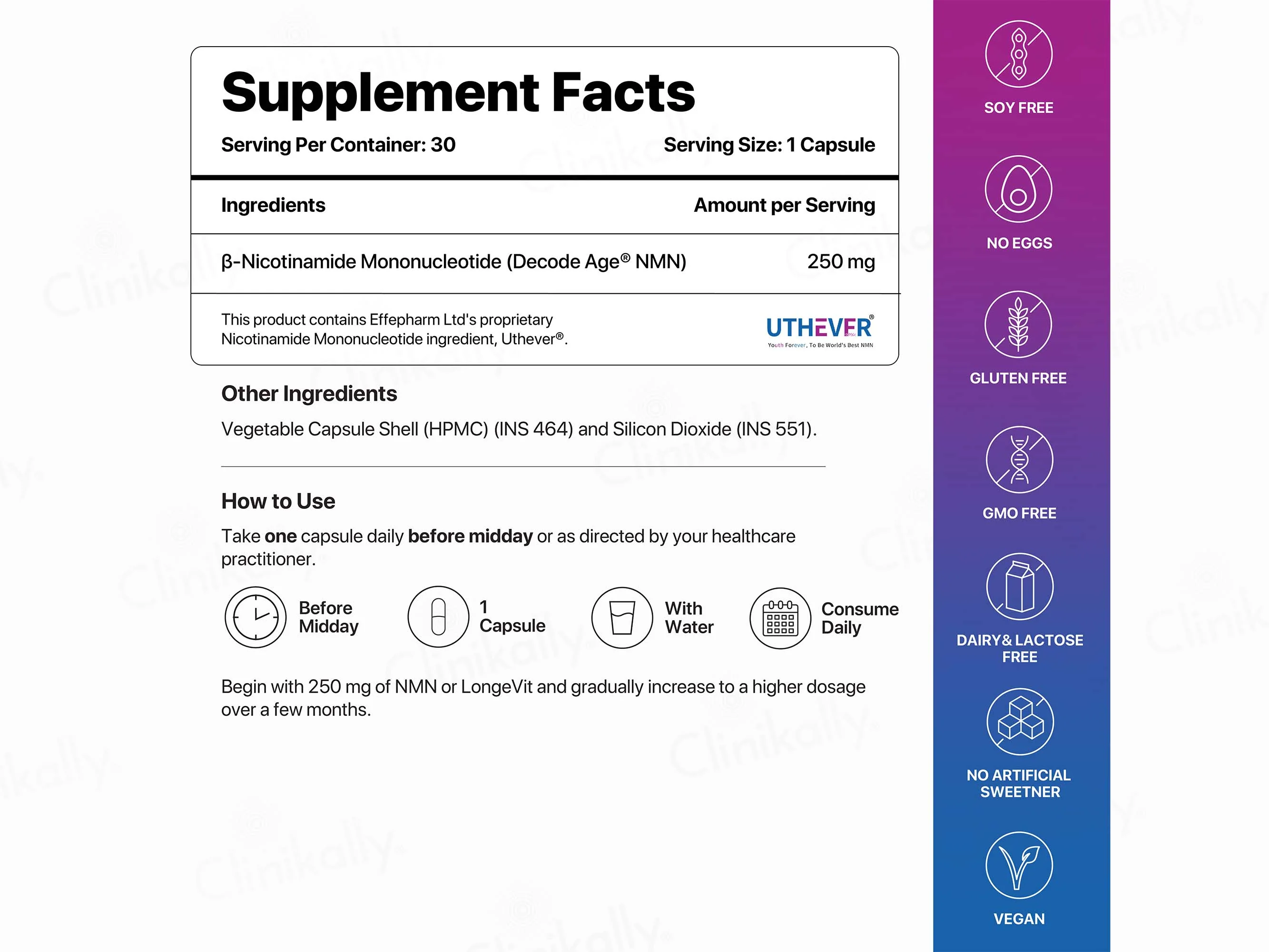 Decode Age Beta NMN 250 Vegan Capsule - Image 8