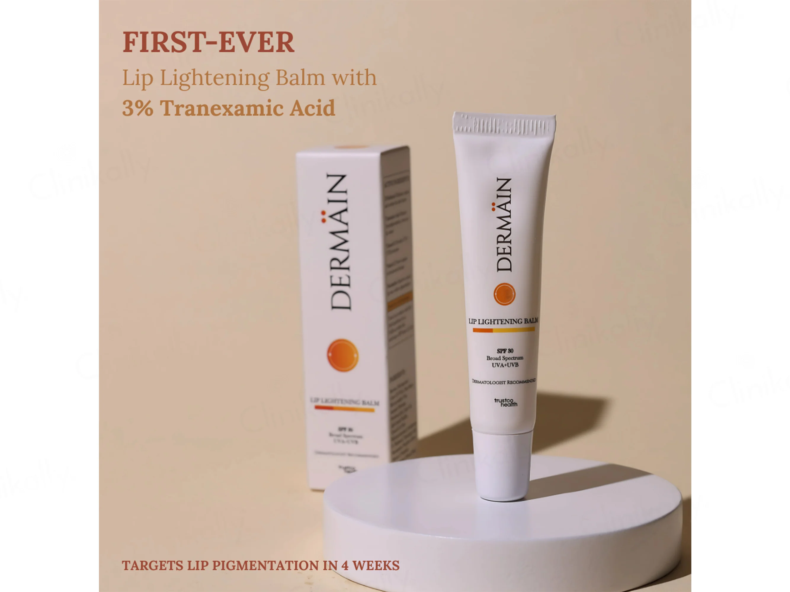 DERMAIN Lip Lightening Balm SPF 30 - Image 2