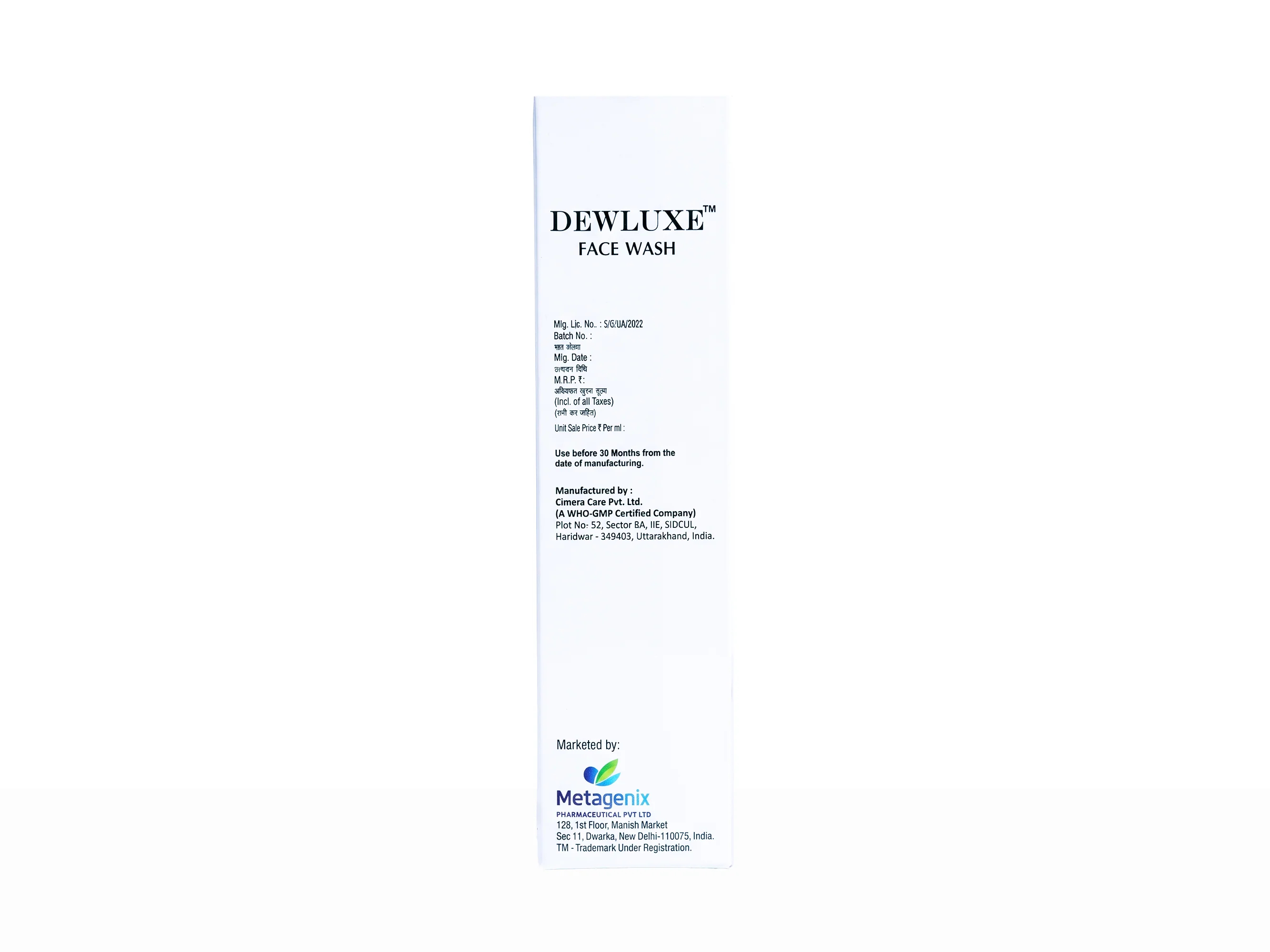 Dewluxe Face Wash - Image 3