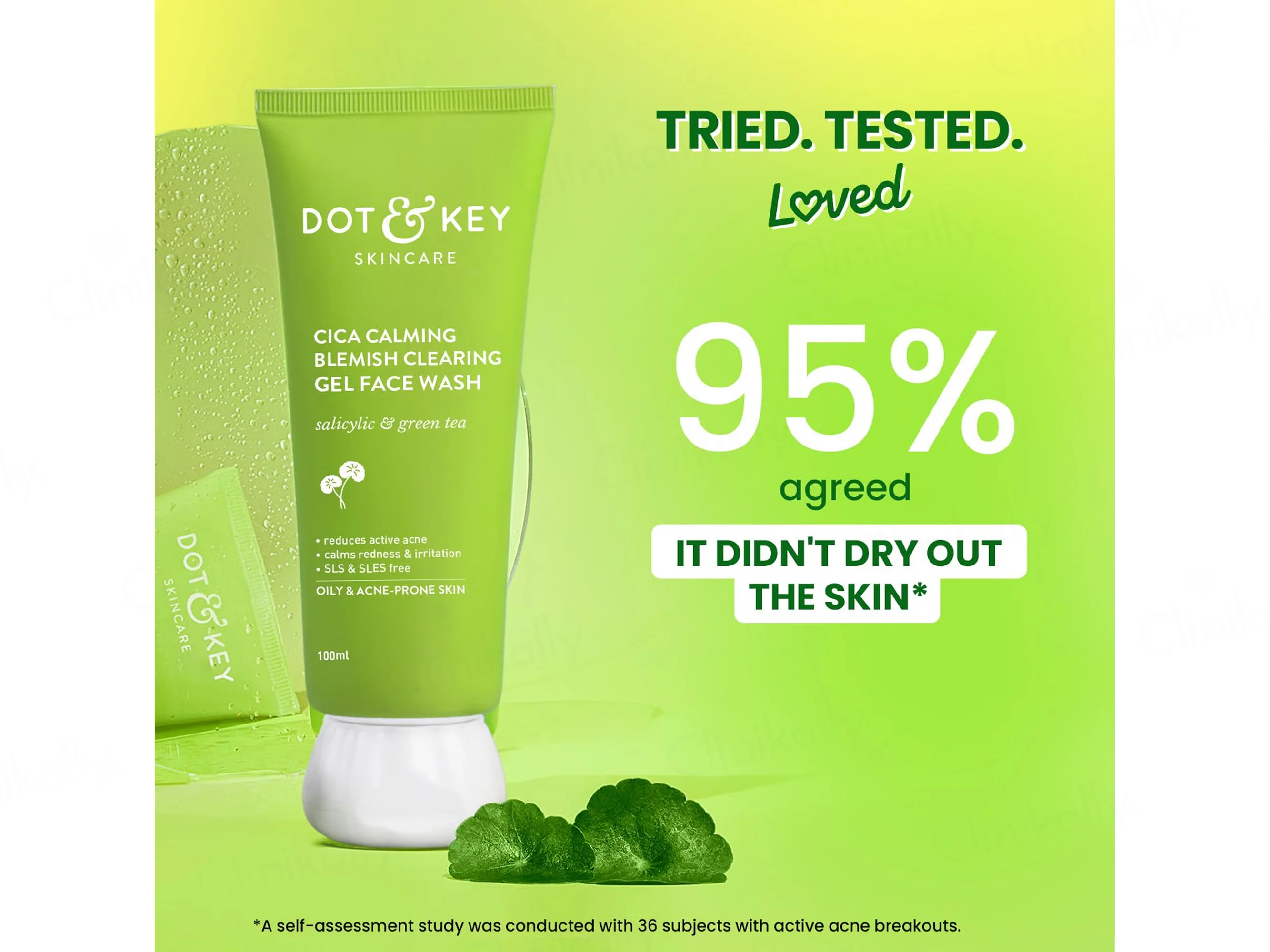 Dot & Key Cica Calming Blemish Clearing Gel Face Wash - Image 5