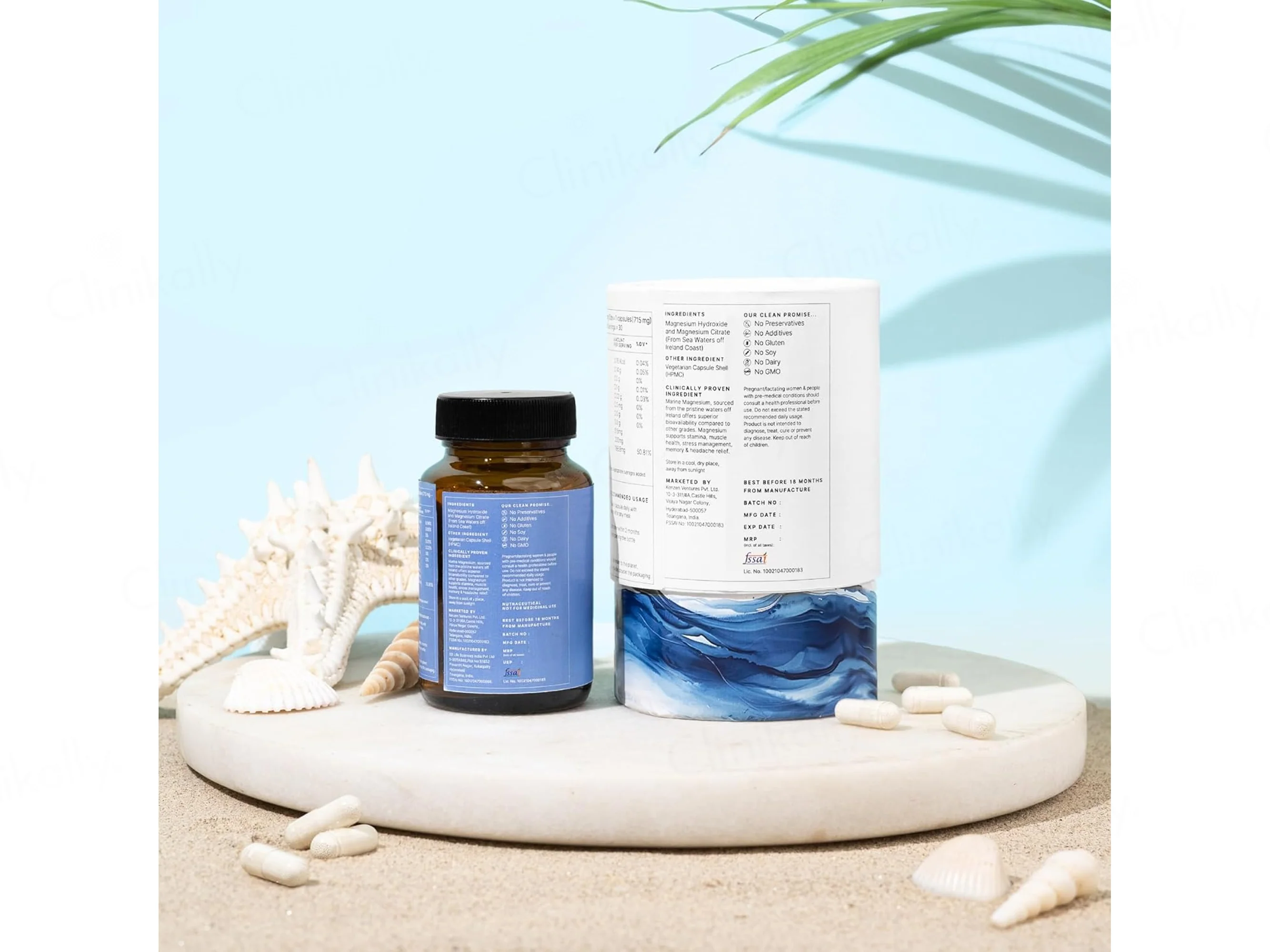 Earthful Marine Magnesium Nutraceutical Veg Capsule - Image 3