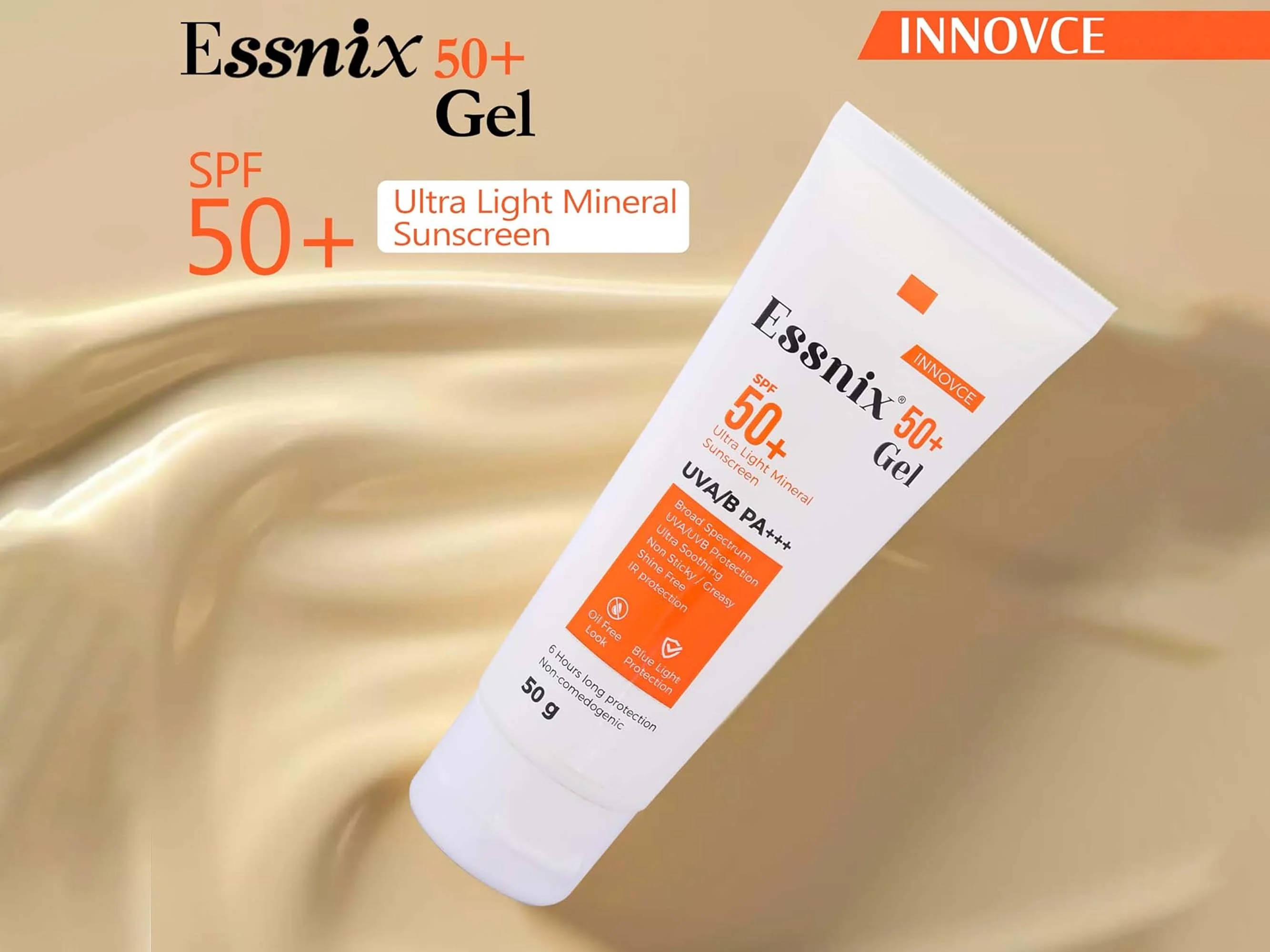 Essnix 50+ Ultra Light Mineral Sunscreen Gel SPF 50+ PA+++ - Image 2