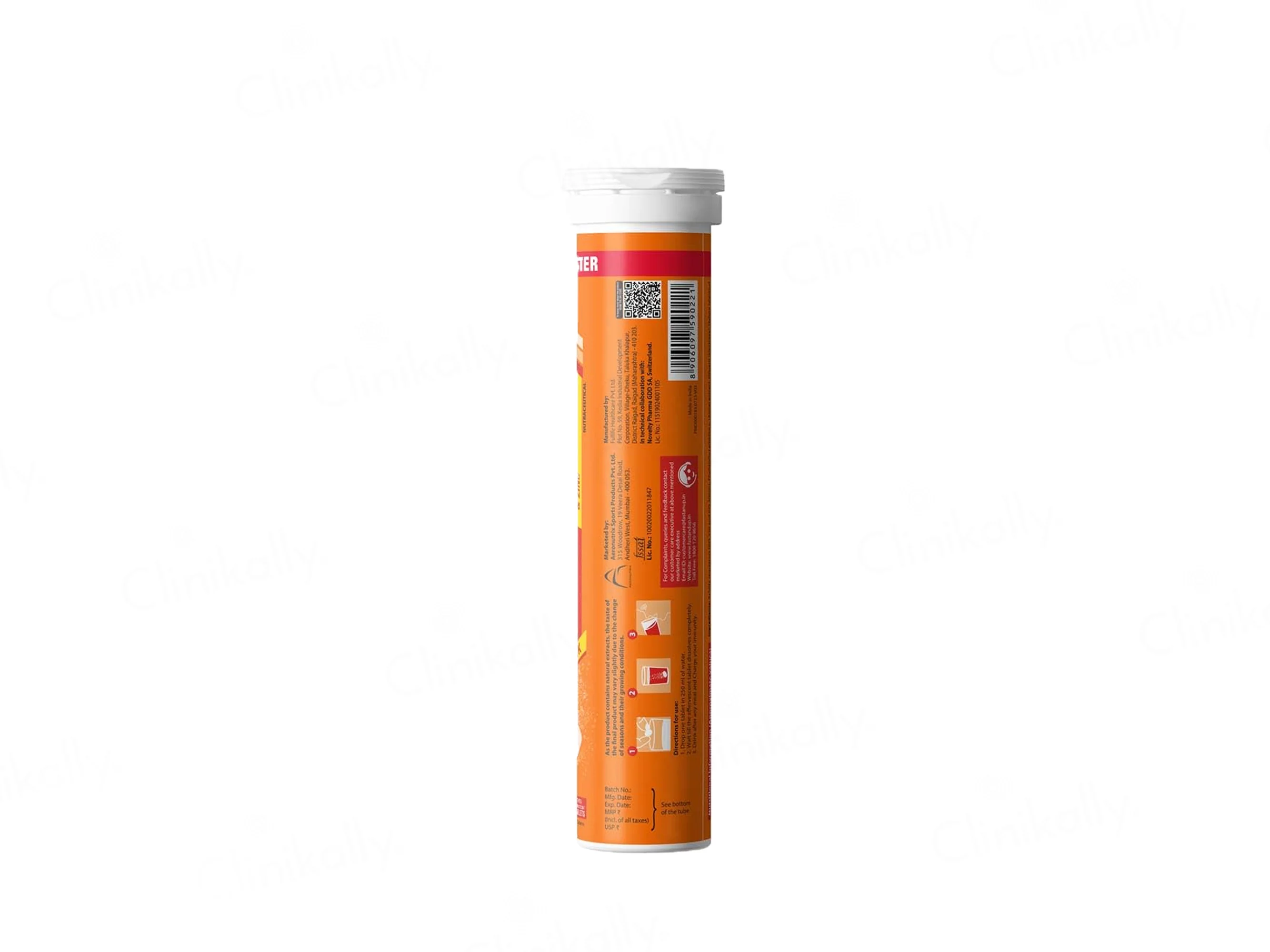 Fast&Up Charge Natural Vitamic C Effervescent Tablet - Fizzy Orange Blast Flavour - Image 7