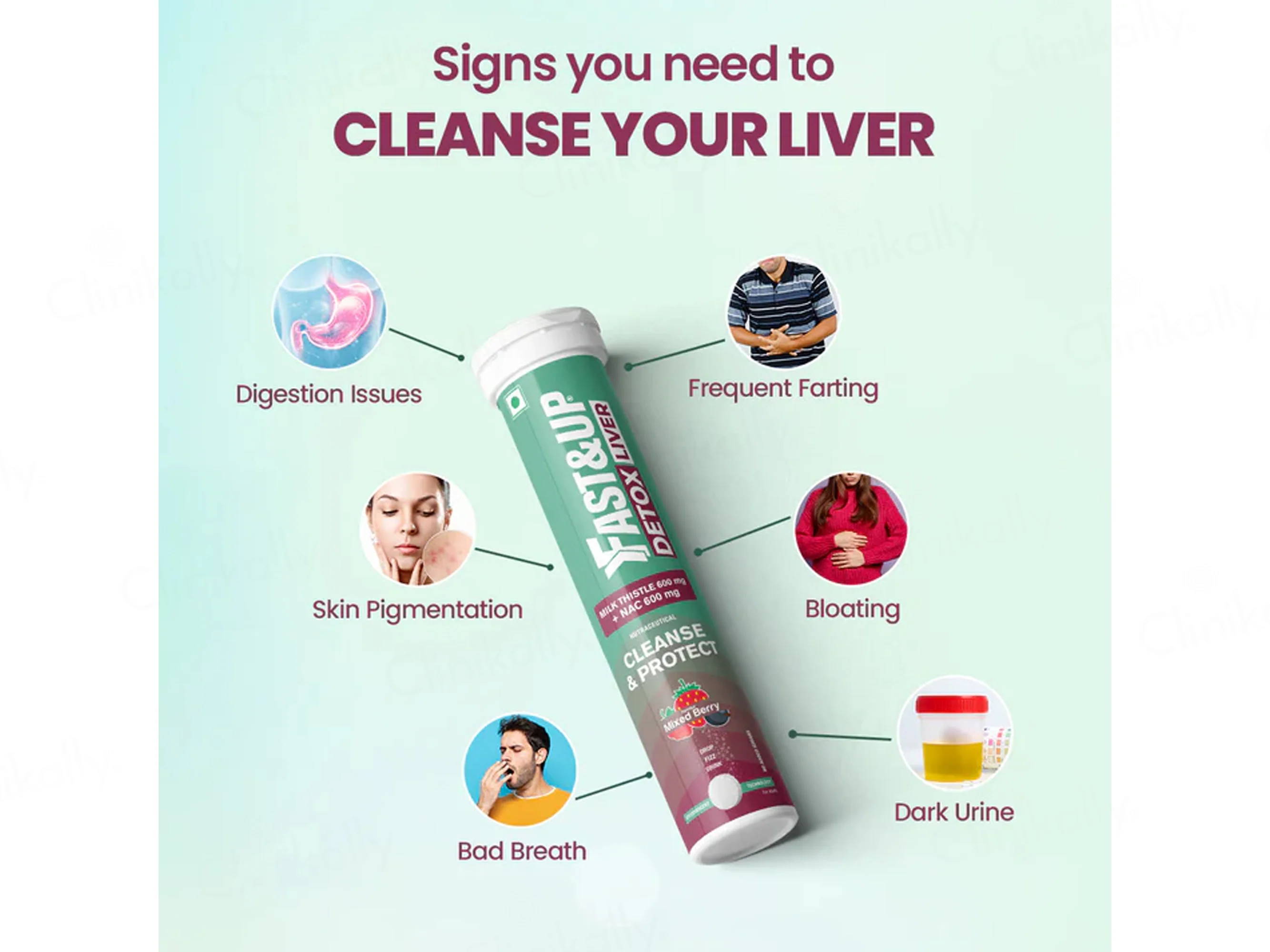 Fast&Up Liver Detox Effervescent Tablet - Mixed Berry Flavour - Image 6
