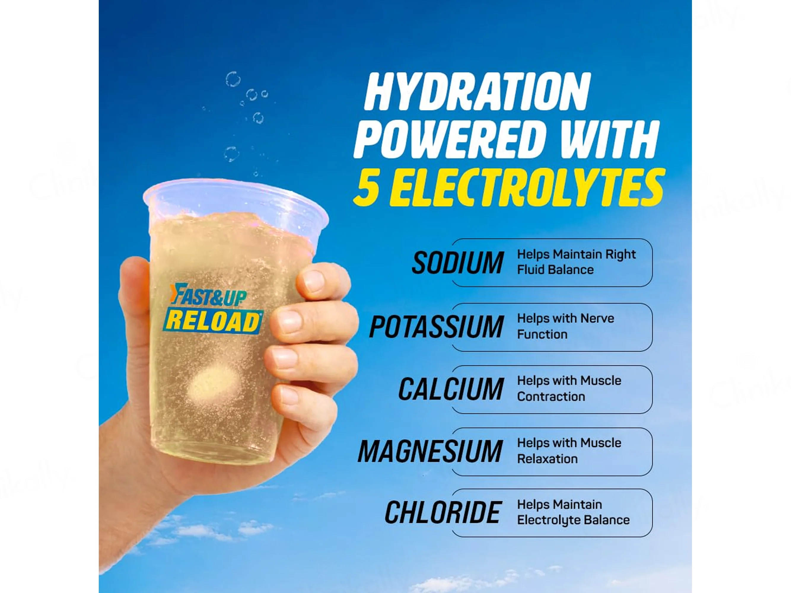 Fast&Up Reload Instant Electrolyte Zero Sugar Effervescent Tablet - Image 12