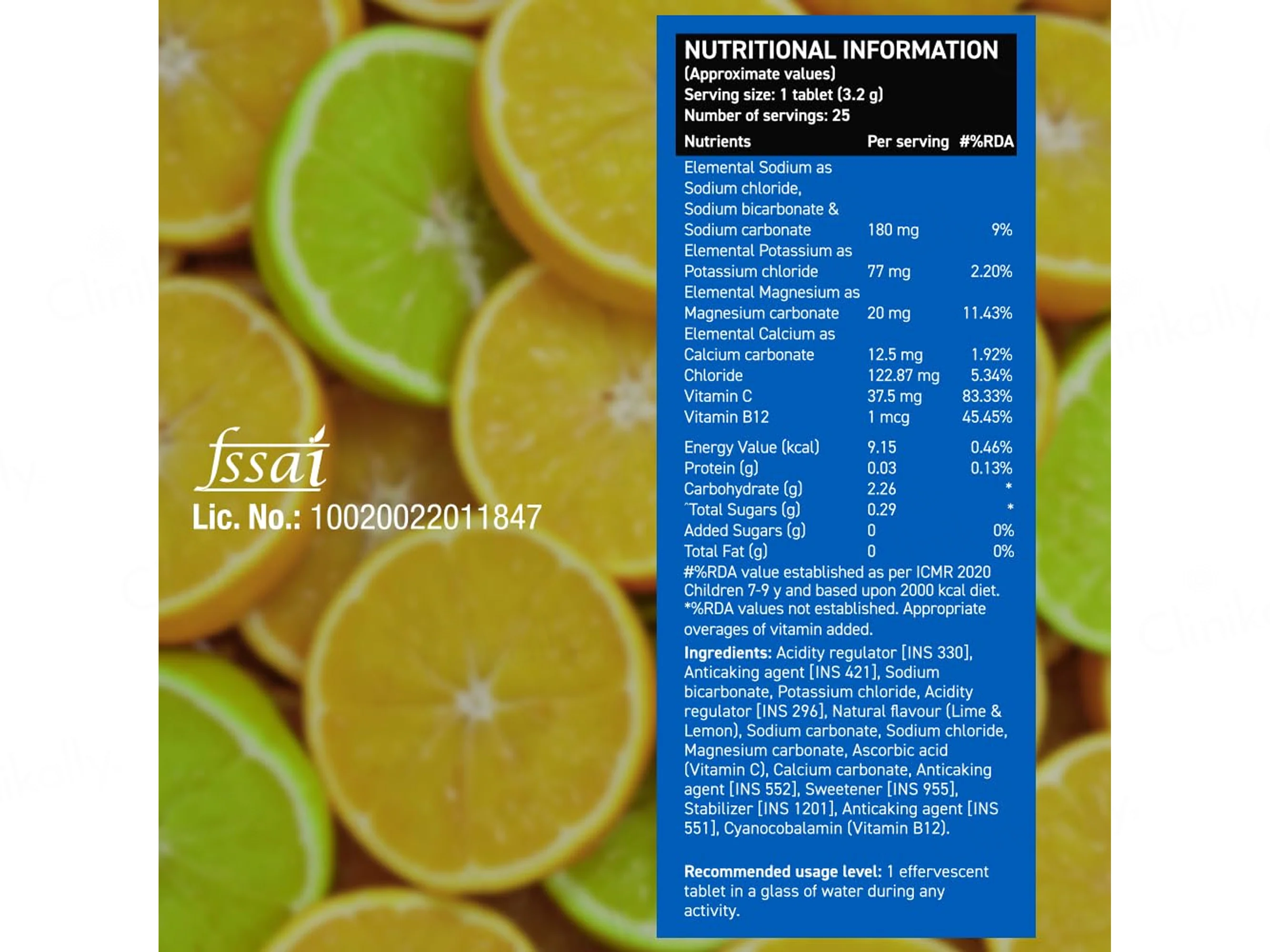 Fast&Up Reload Instant Electrolyte Zero Sugar Effervescent Tablet - Image 13