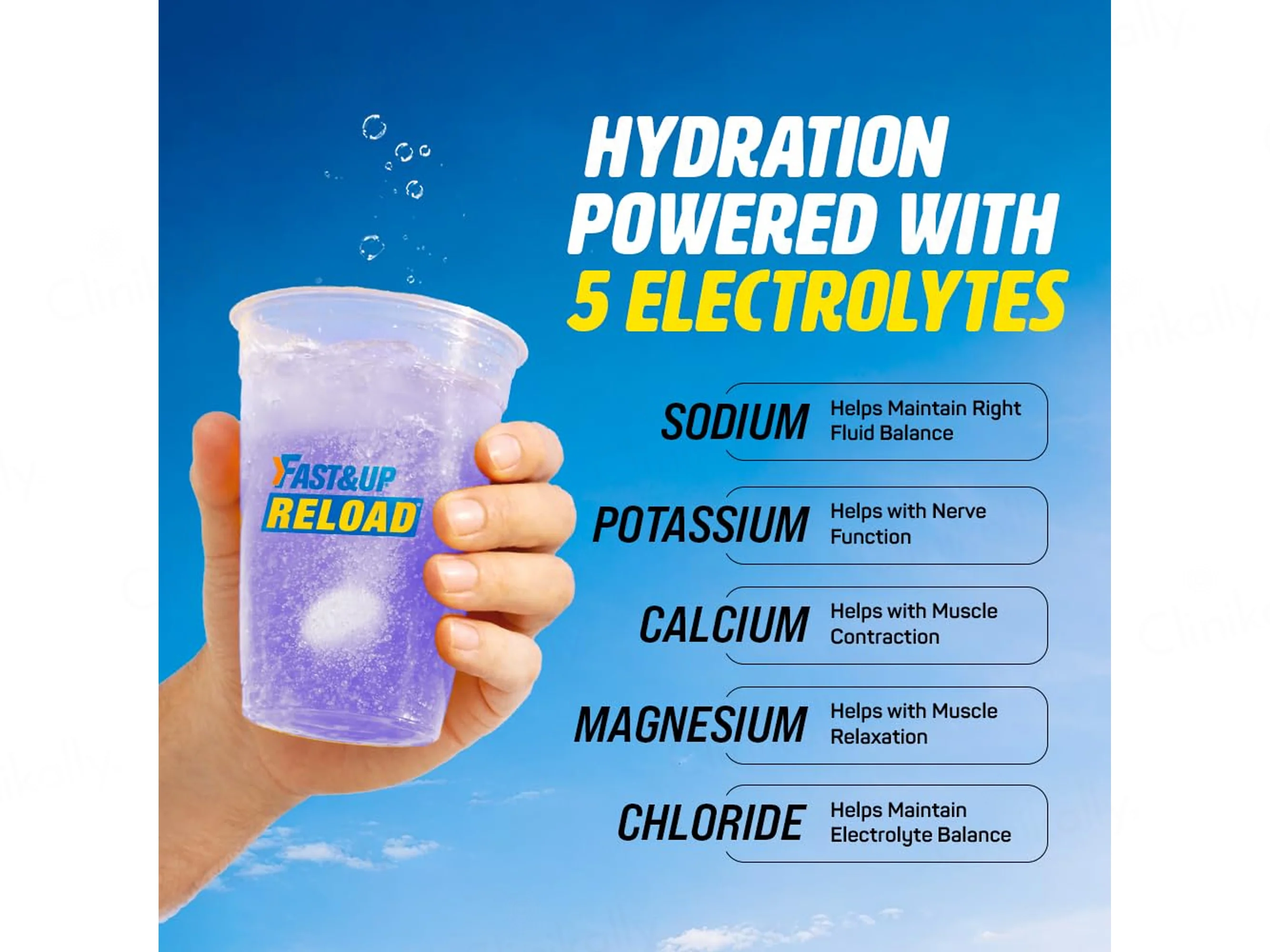 Fast&Up Reload Instant Electrolyte Zero Sugar Effervescent Tablet - Image 7