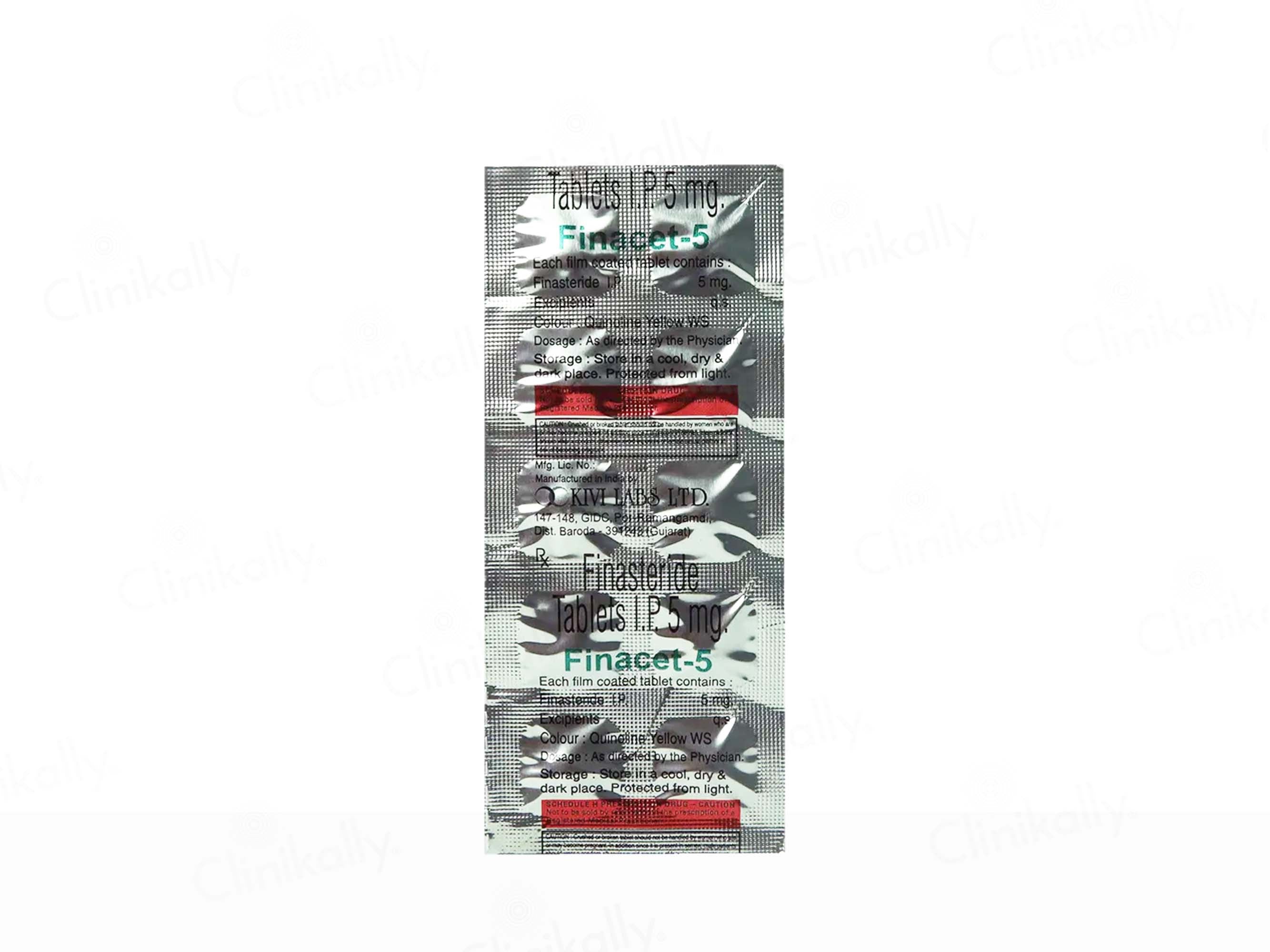 Finacet 5mg Tablet - Image 4