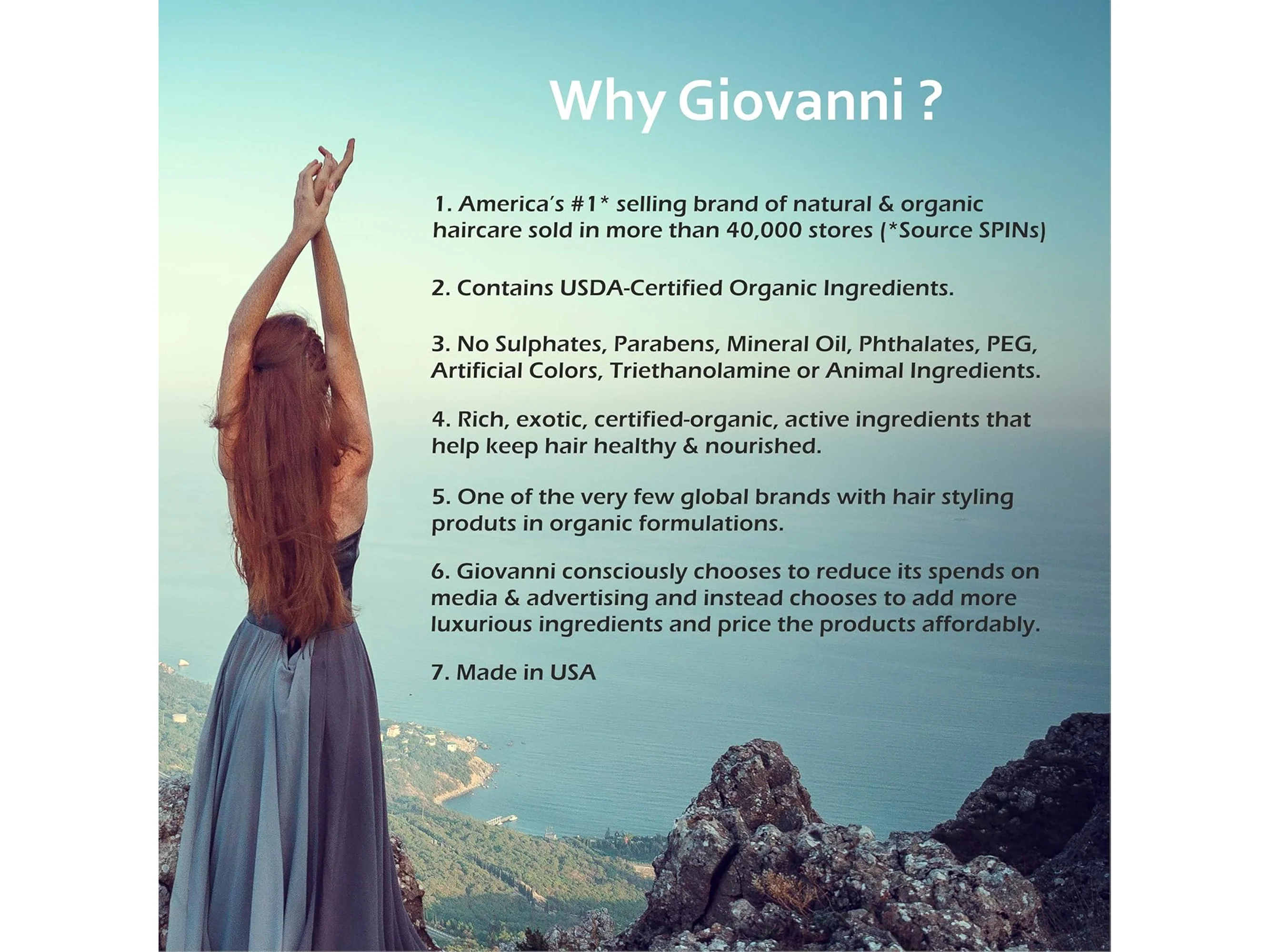 Giovanni 2Chic Brazilian Keratin & Moroccan Argan Oil Ultra-Sleek Shampoo - Image 4