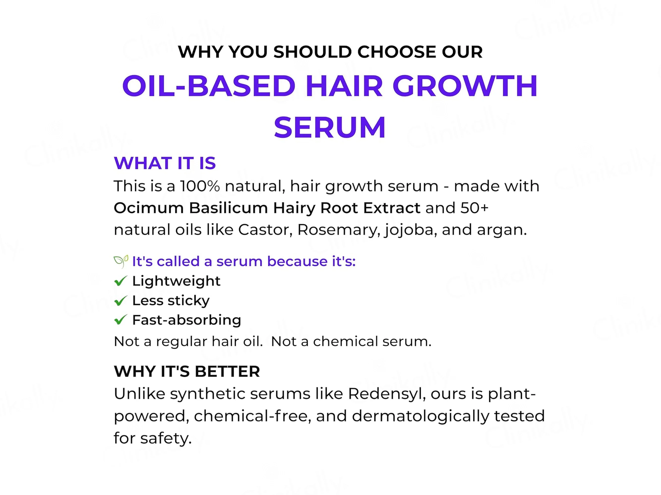 Glad I Met You 100% Natural Hair Growth Serum - Image 2