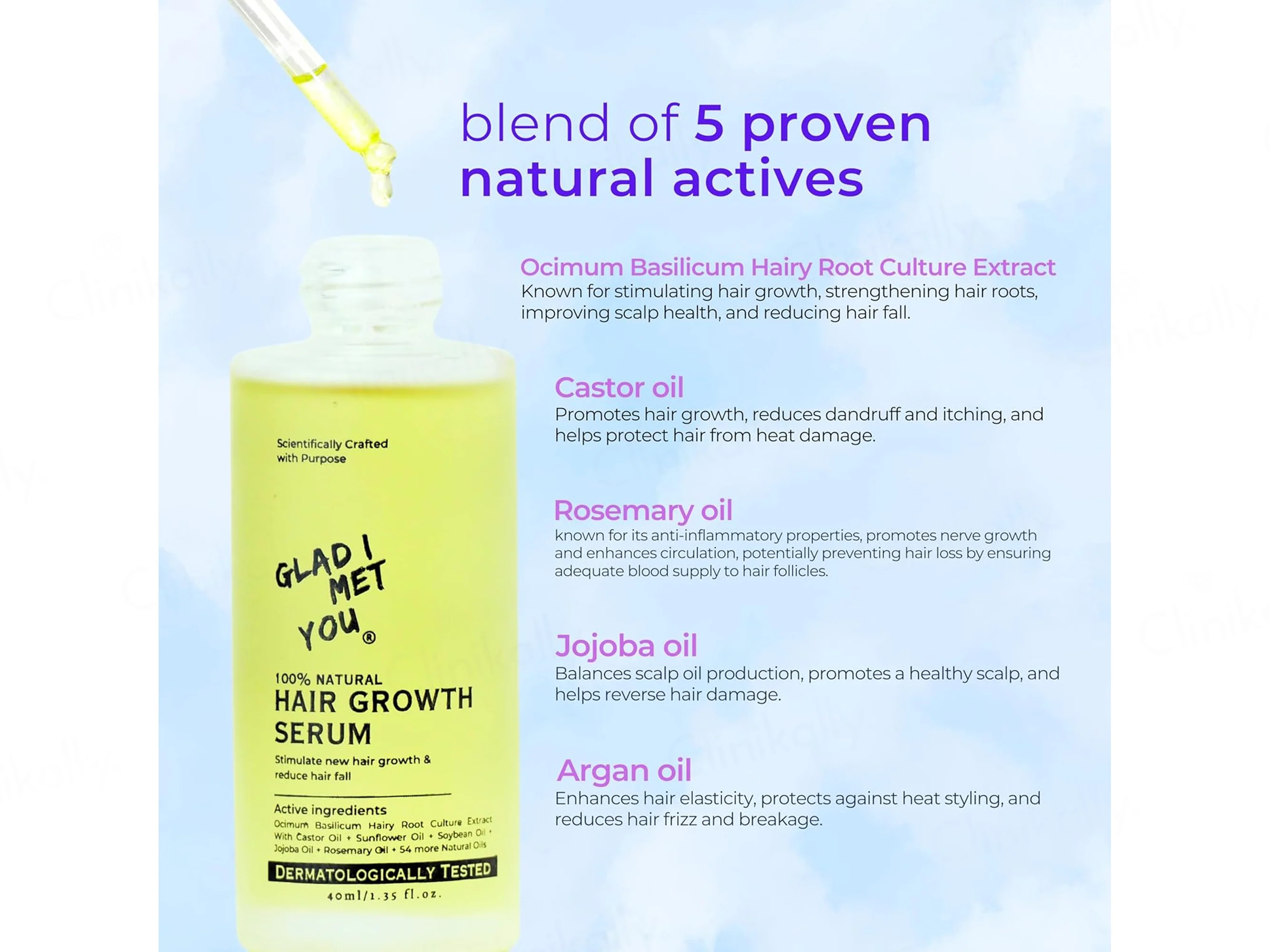 Glad I Met You 100% Natural Hair Growth Serum - Image 7