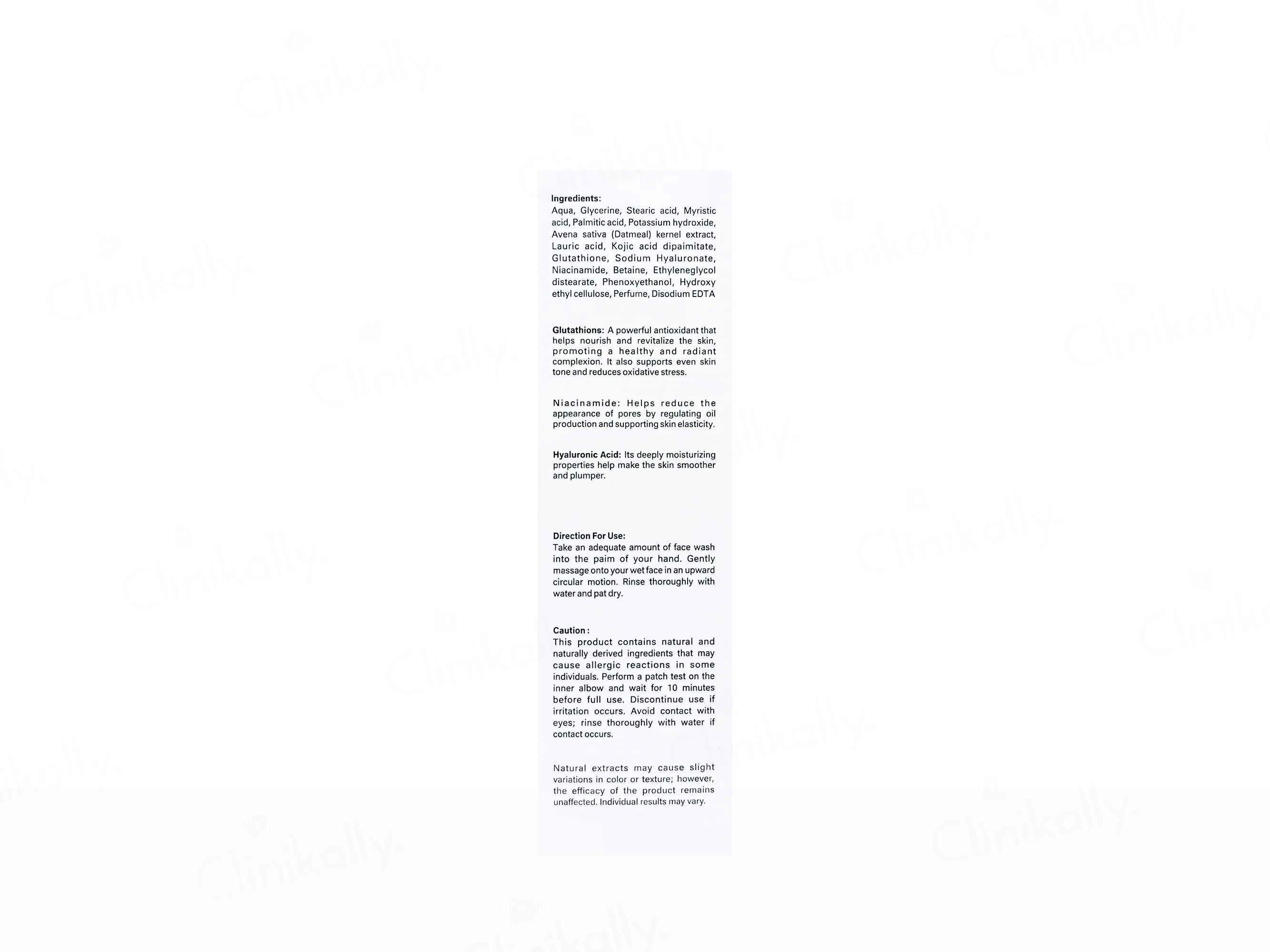 Glu-C Brightening Face Wash - Image 2