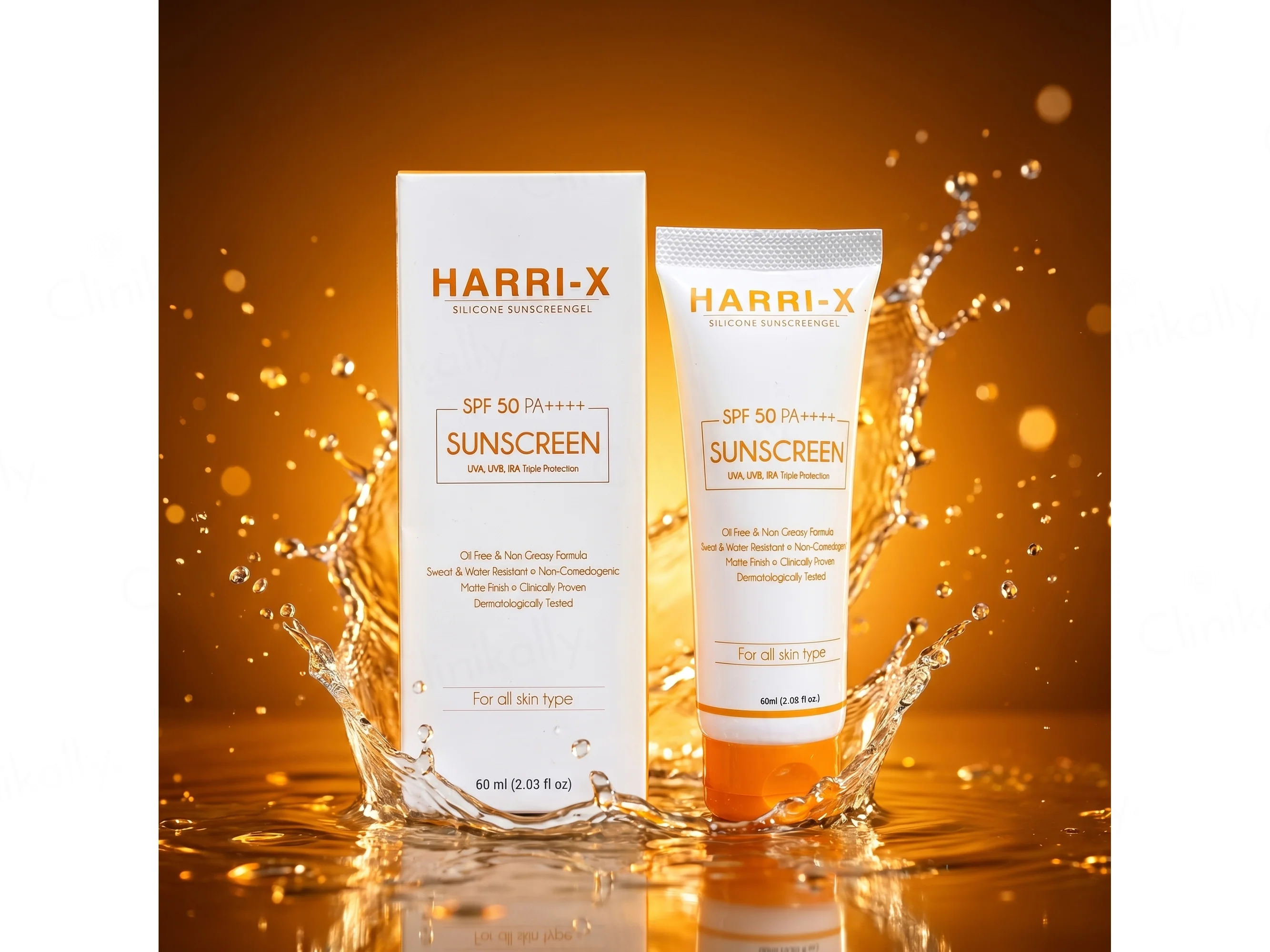 Harri-X Silicone Sunscreen Gel SPF 50 PA++++ - Image 3
