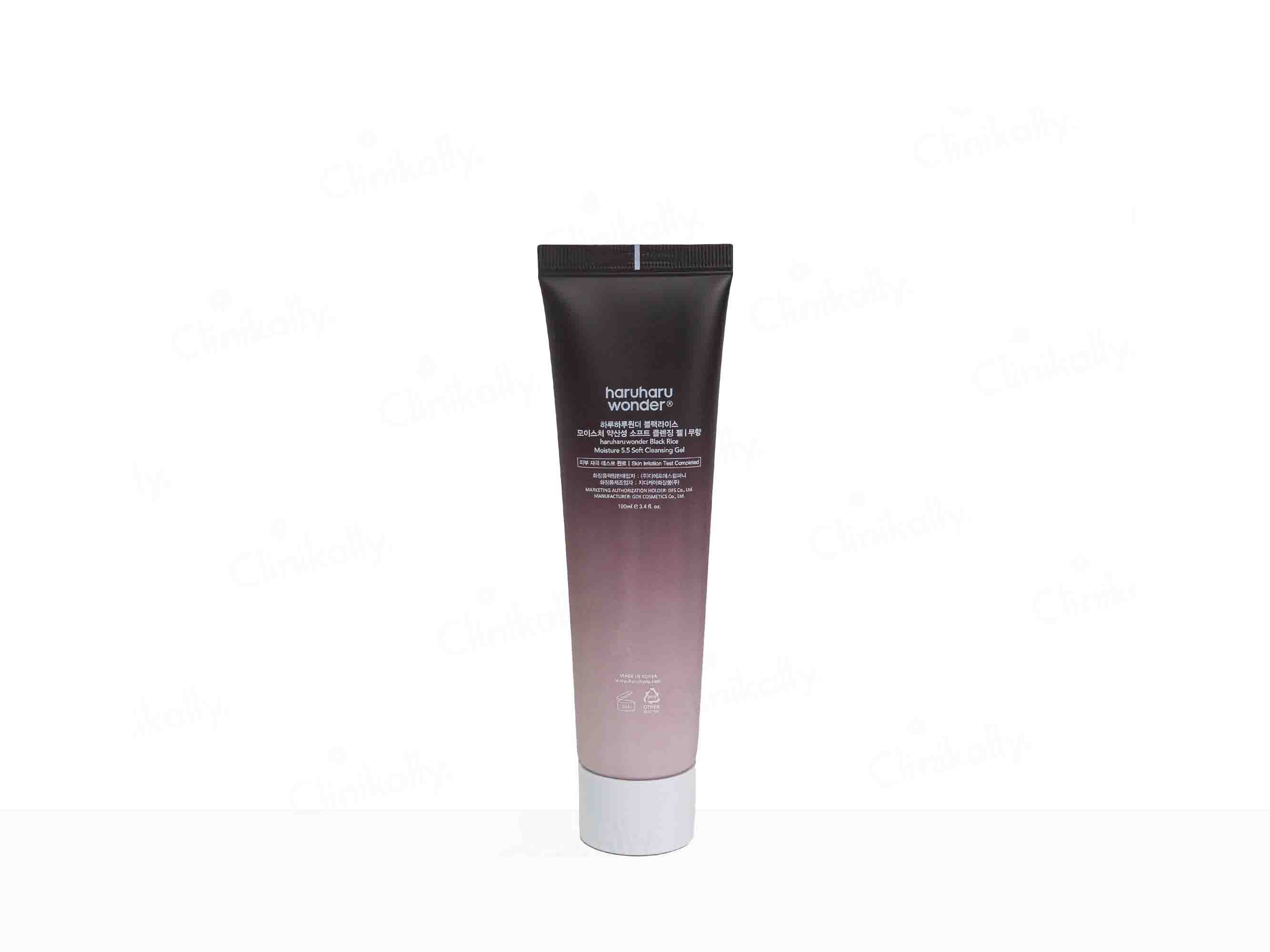 Haruharu Wonder Black Rice Moisture 5.5 Soft Cleansing Gel - Image 3