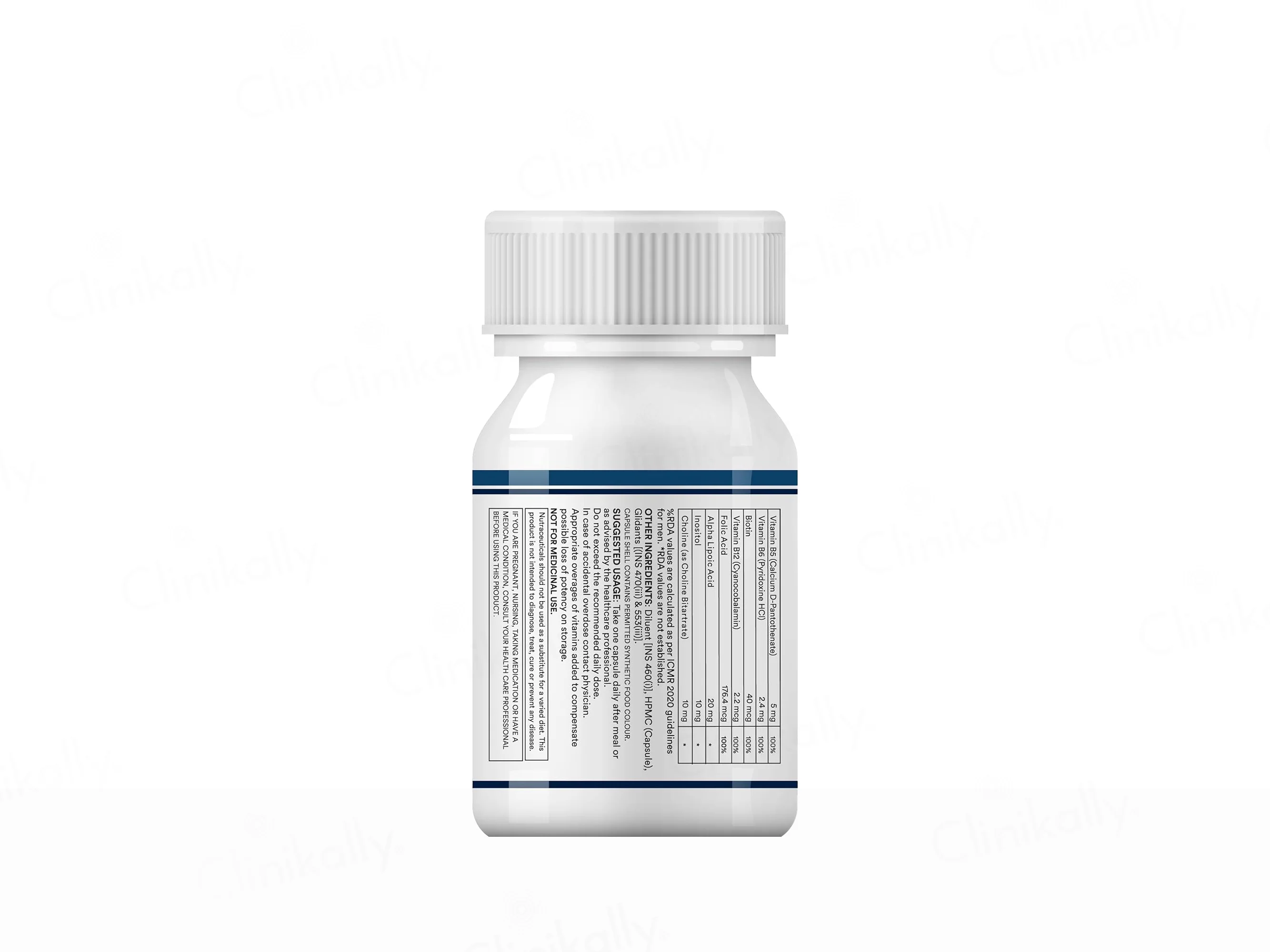 Inlife High Strength B-Complex Nutraceutical Veg Capsule - Image 4