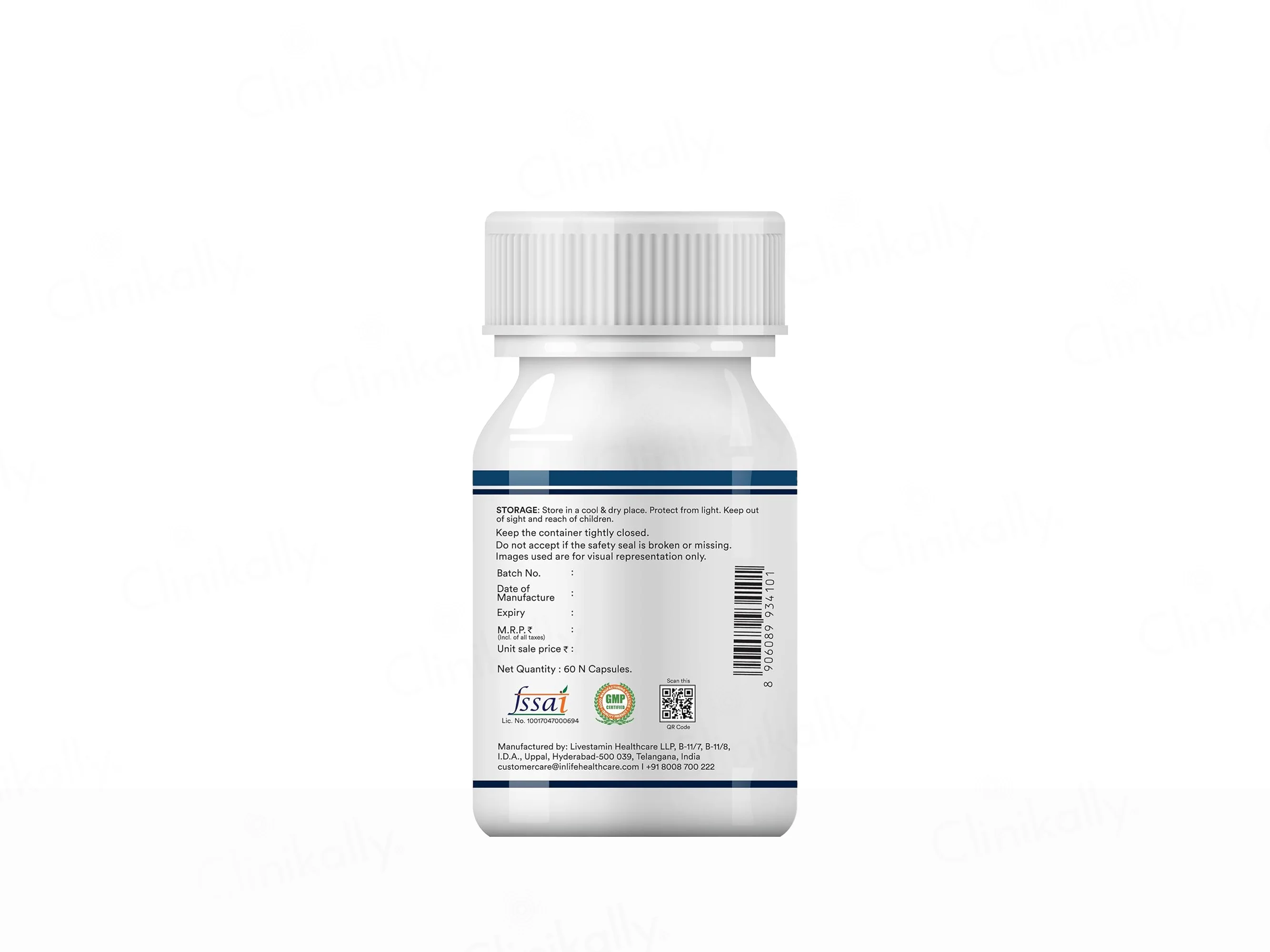 Inlife High Strength B-Complex Nutraceutical Veg Capsule - Image 5