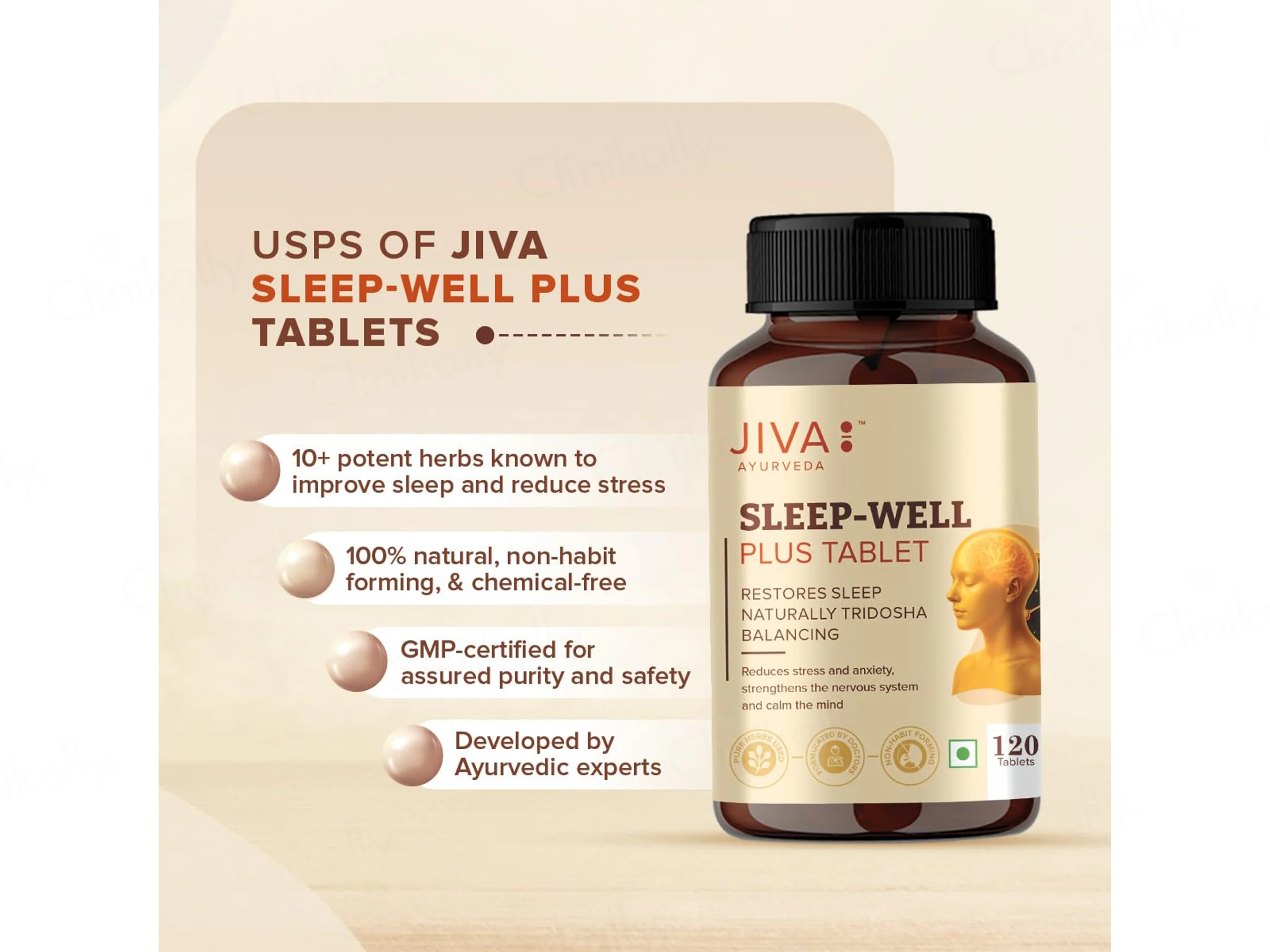 Jiva Ayurveda Sleep-Well Plus Tablet - Image 4