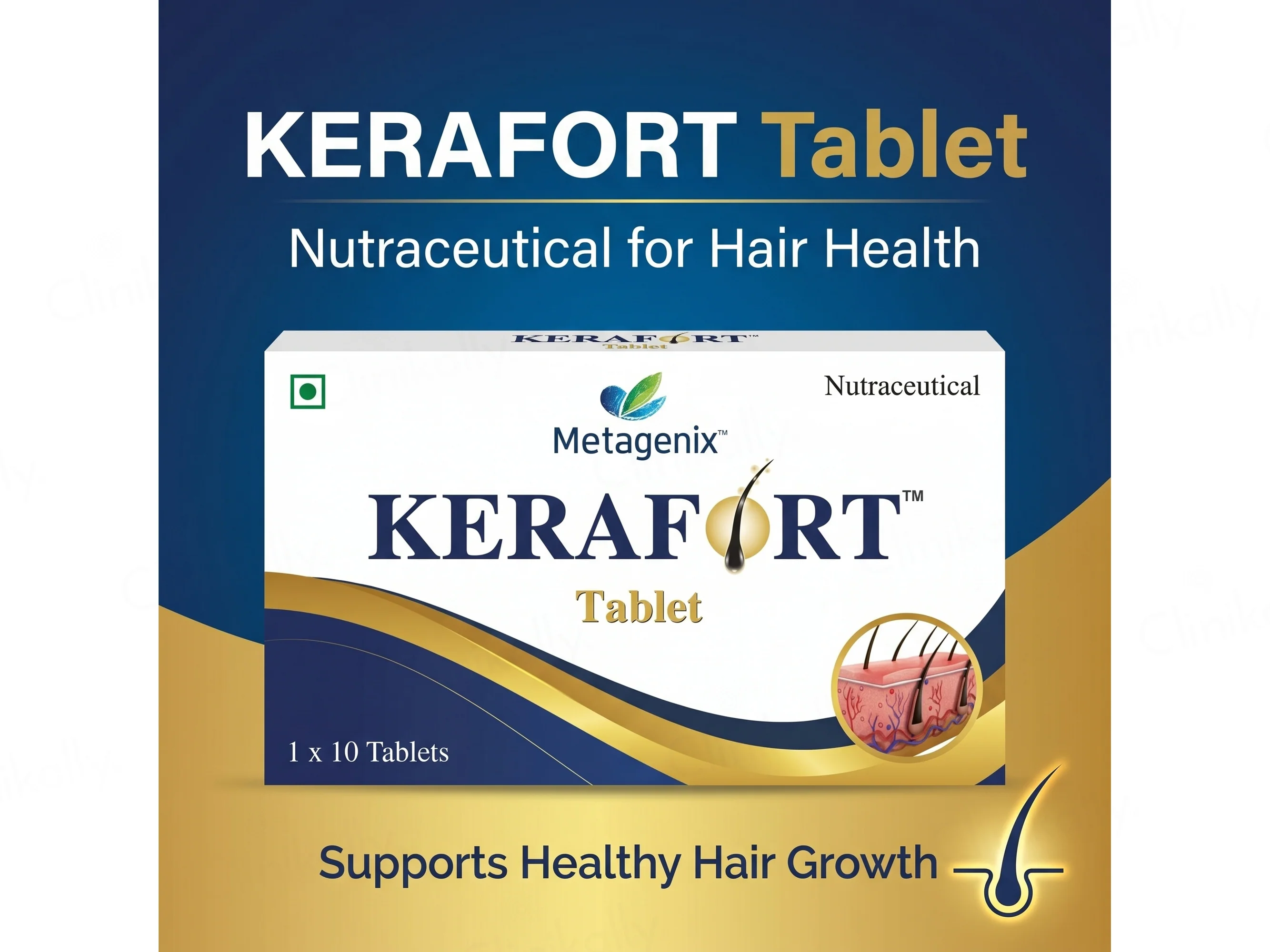Kerafort Hair Supplement Tablet - Image 3